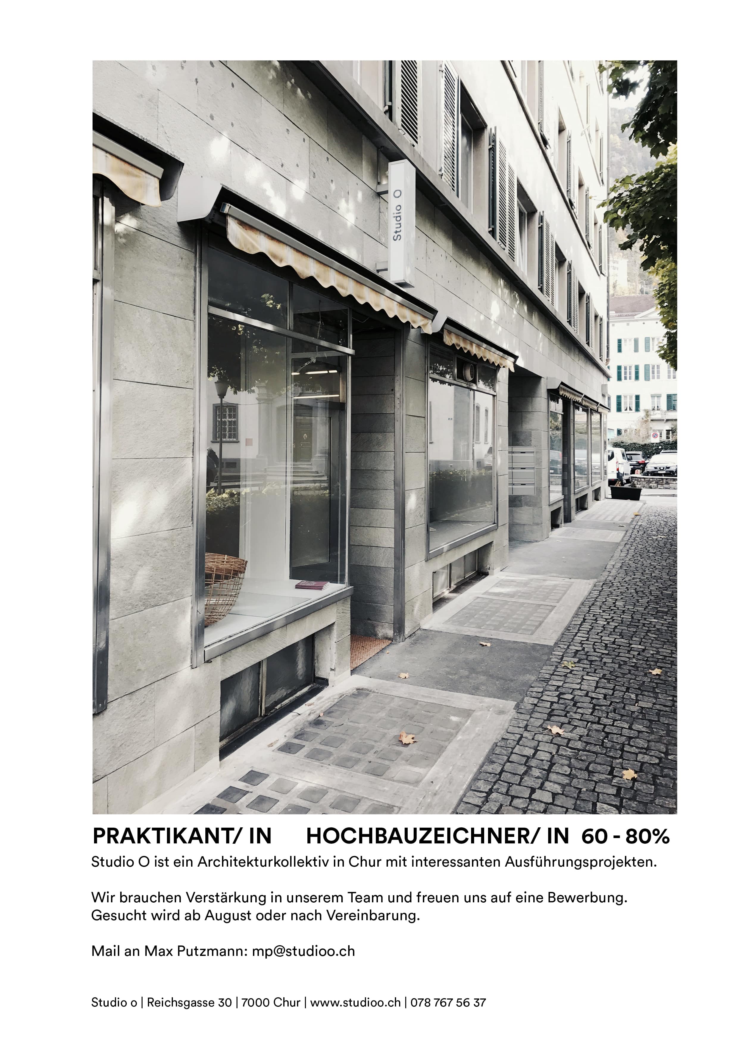 Praktium/Job Inserat
