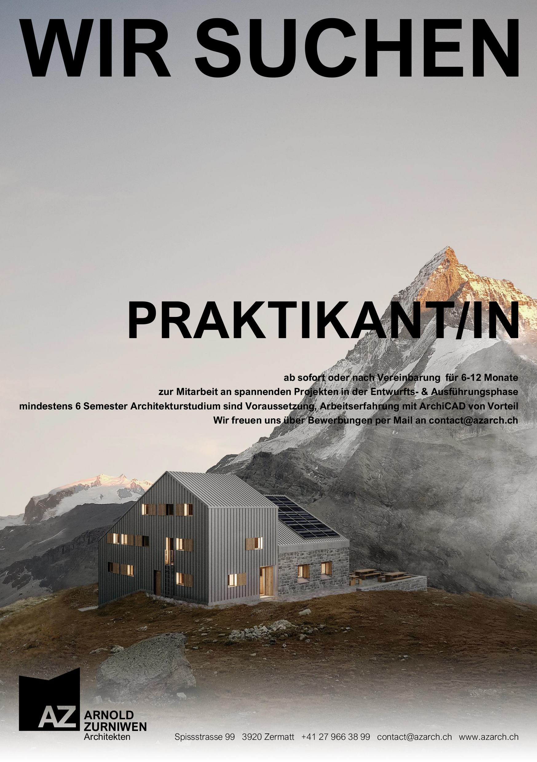Praktium/Job Inserat