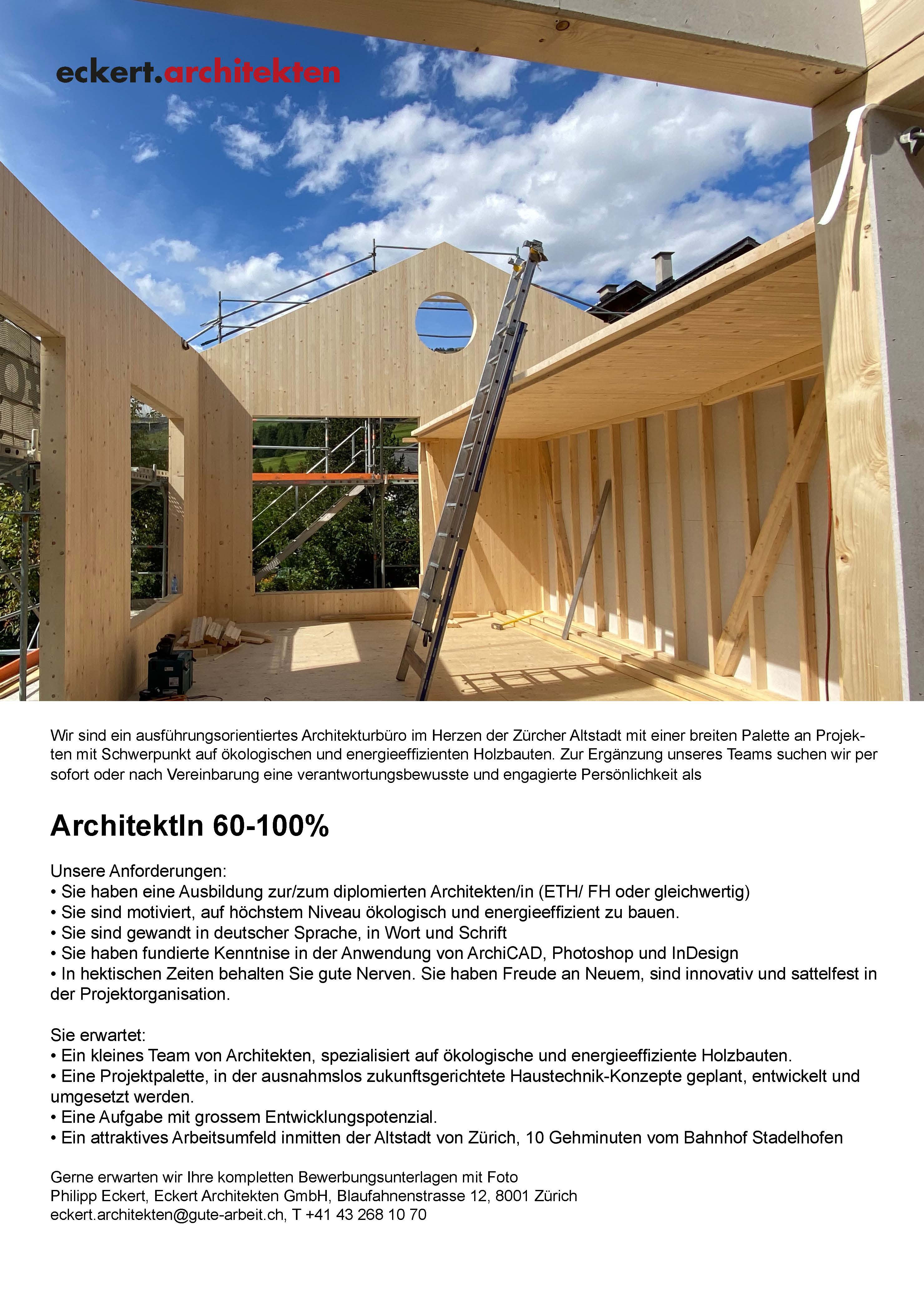 Praktium/Job Inserat
