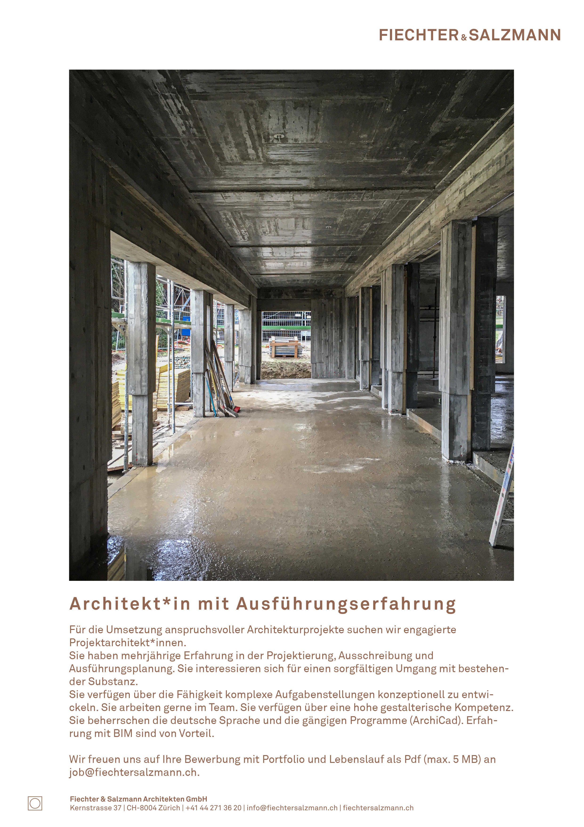 Praktium/Job Inserat