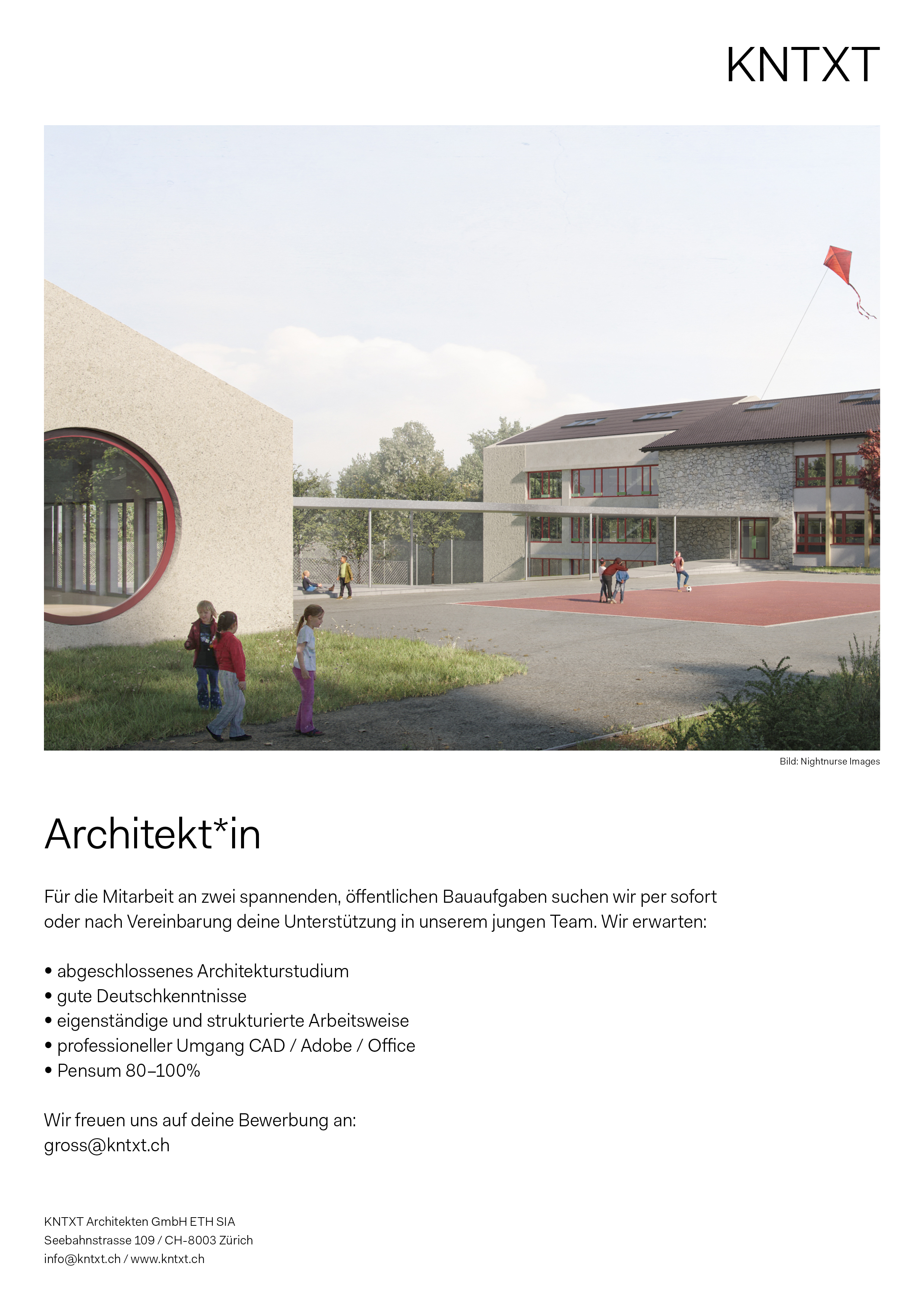 Praktium/Job Inserat