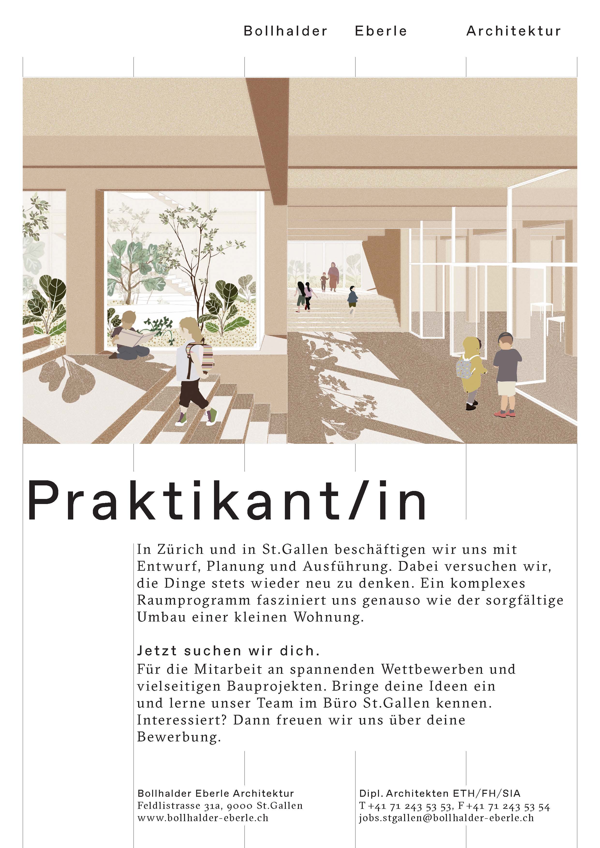 Praktium/Job Inserat