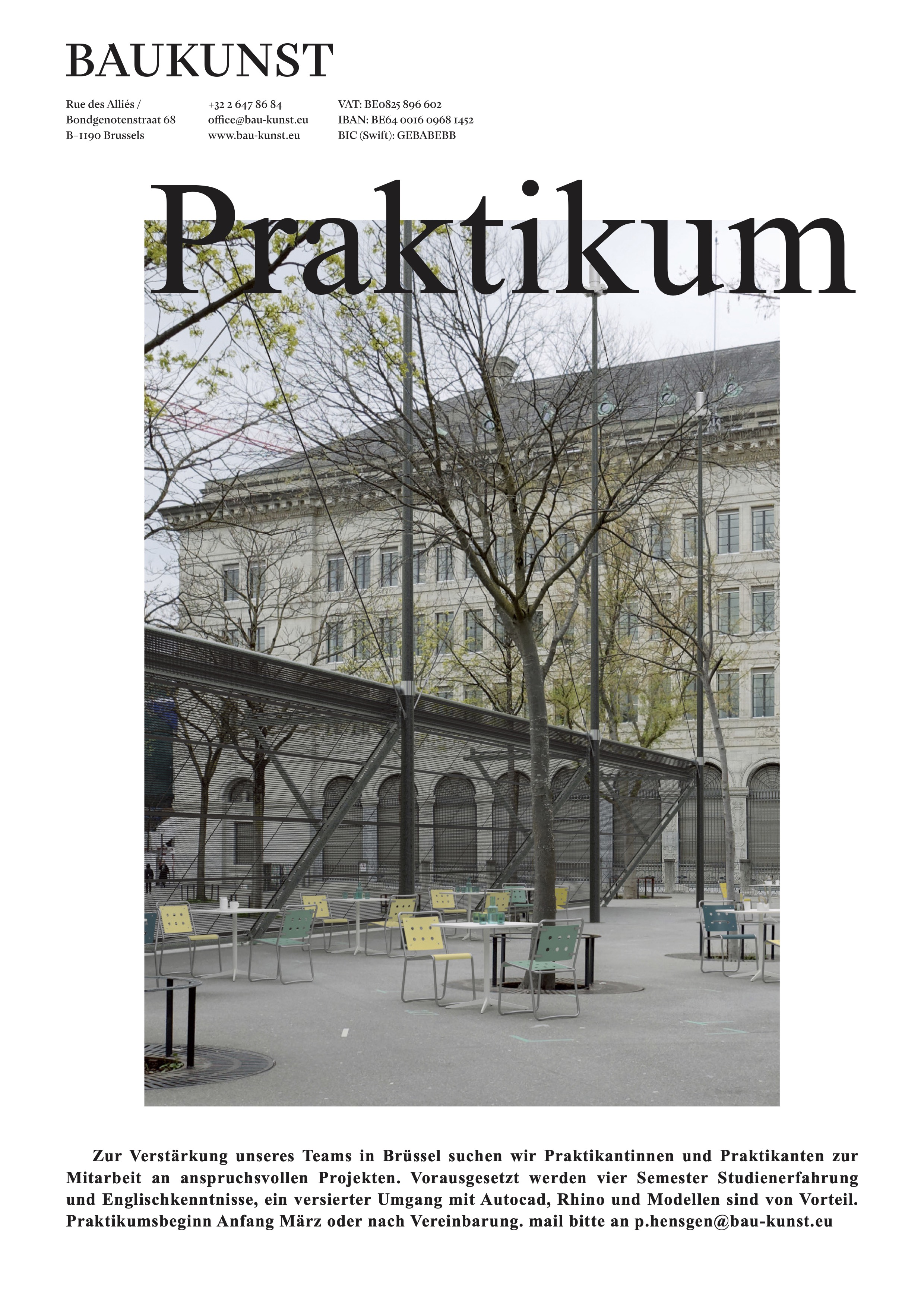 Praktium/Job Inserat