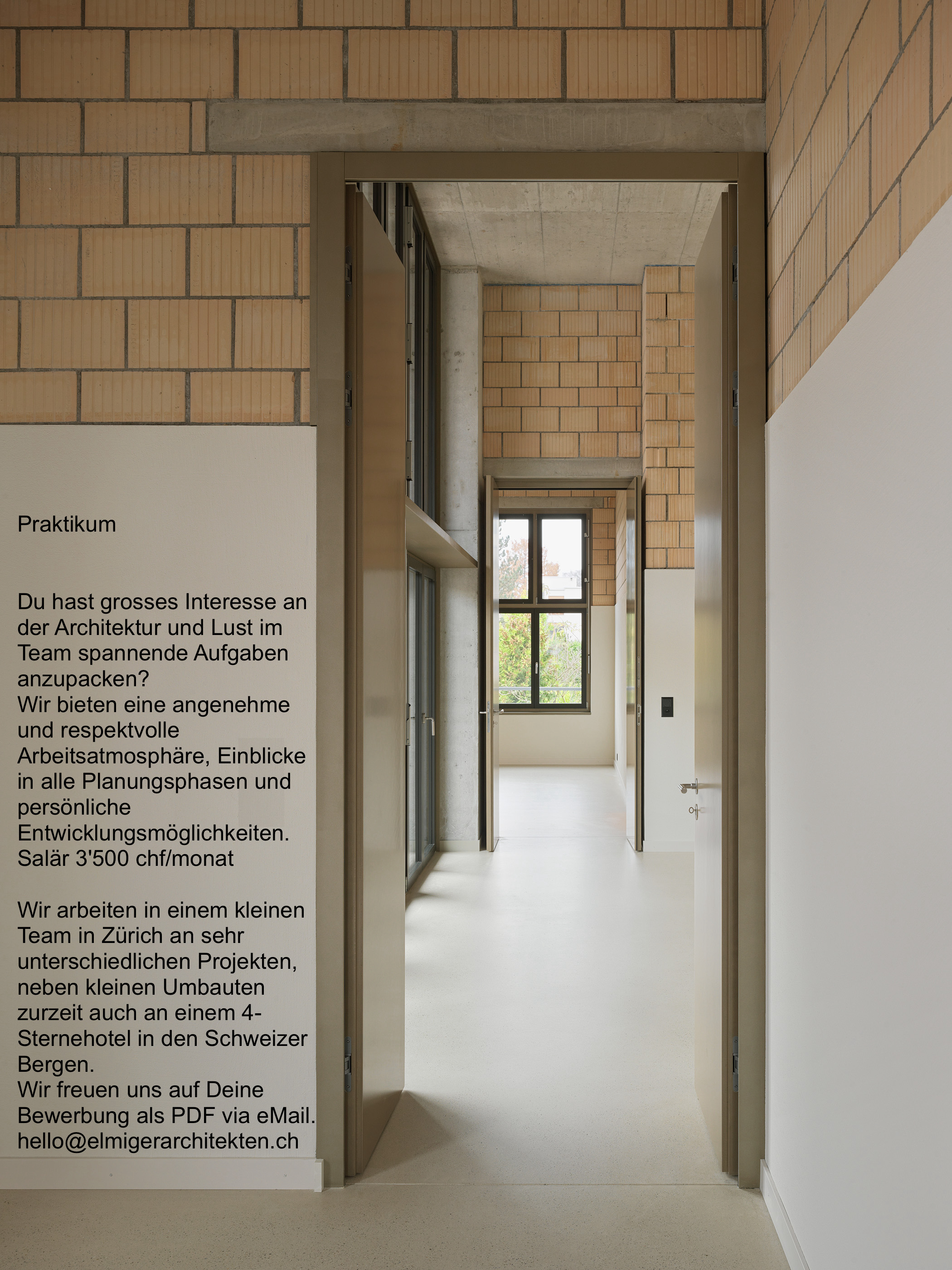 Praktium/Job Inserat