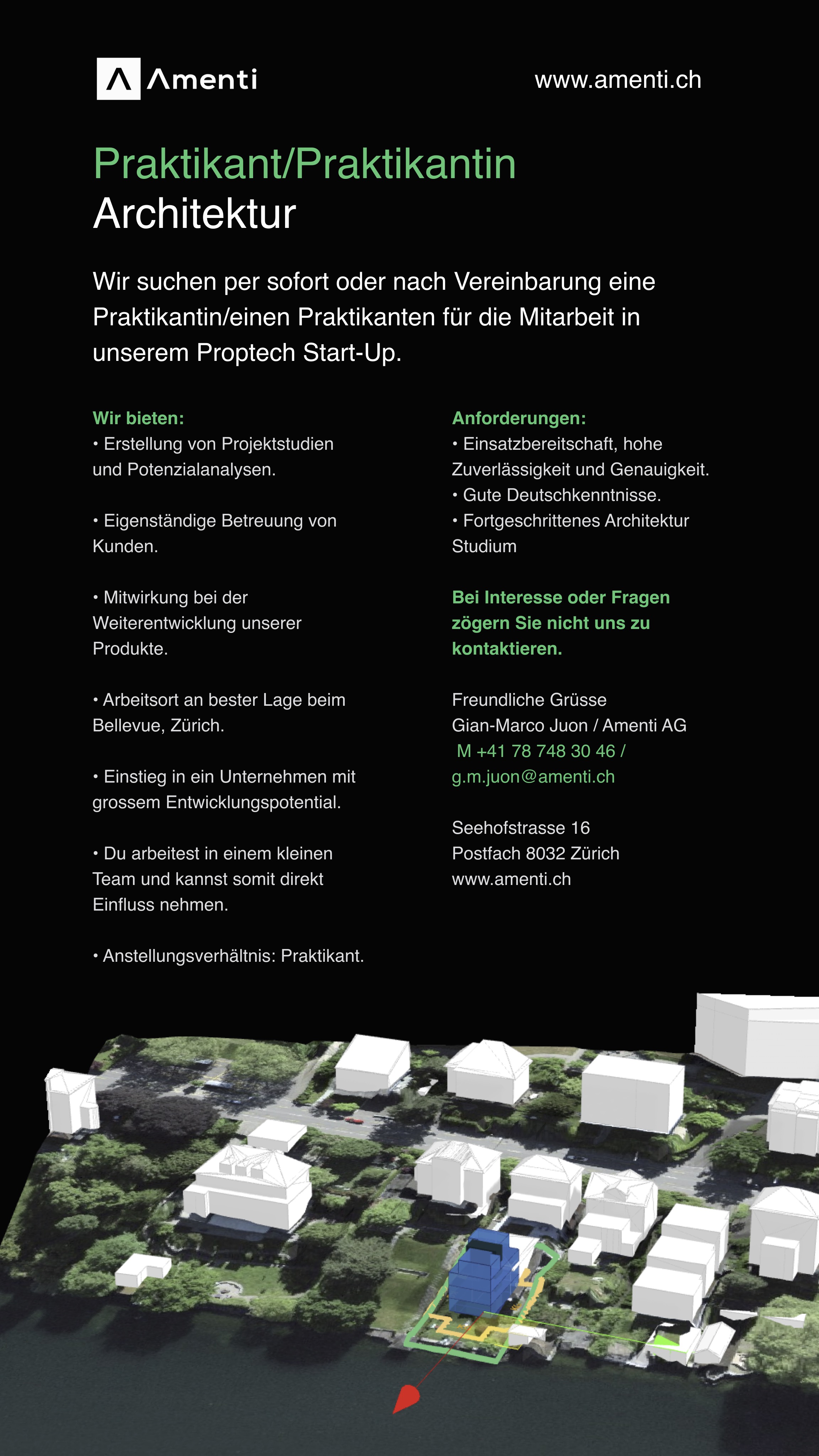 Praktium/Job Inserat