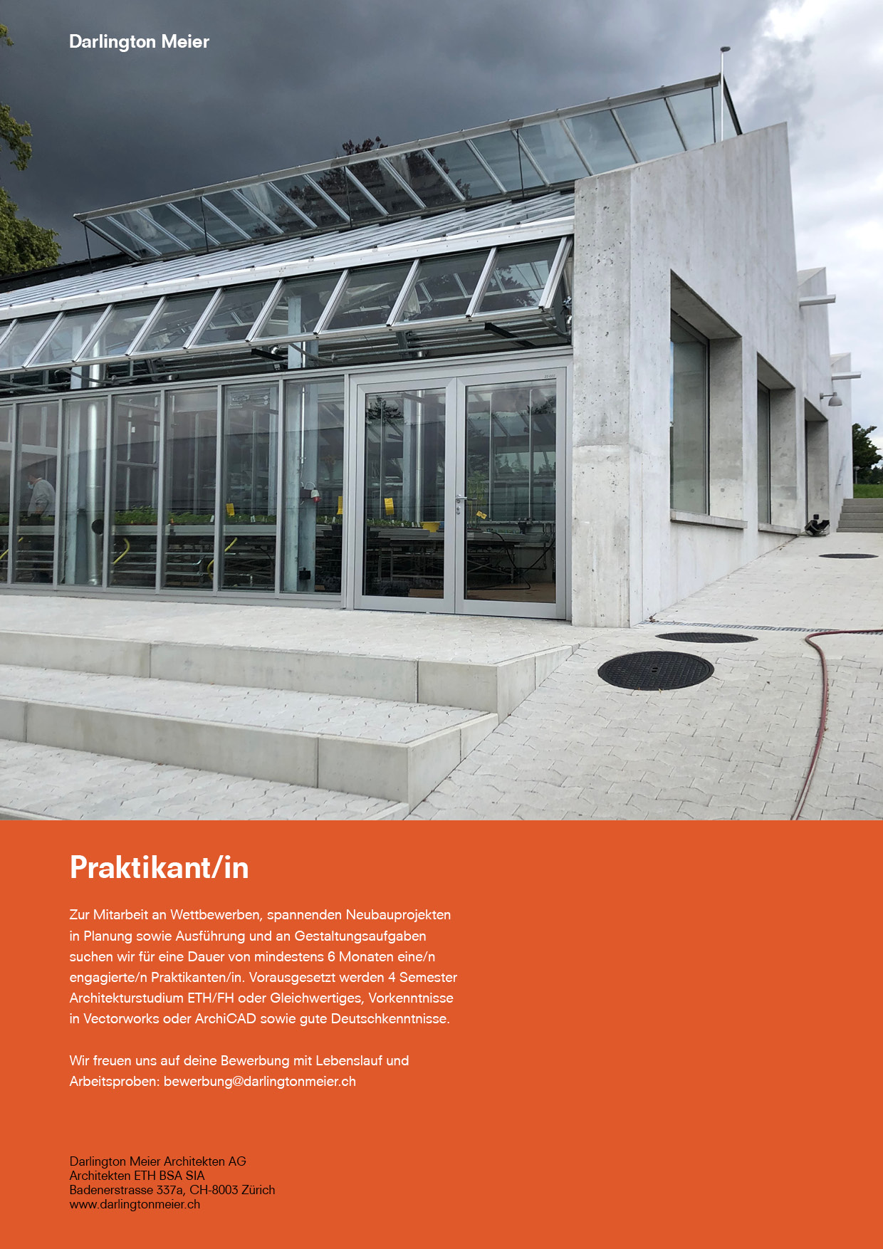 Praktium/Job Inserat