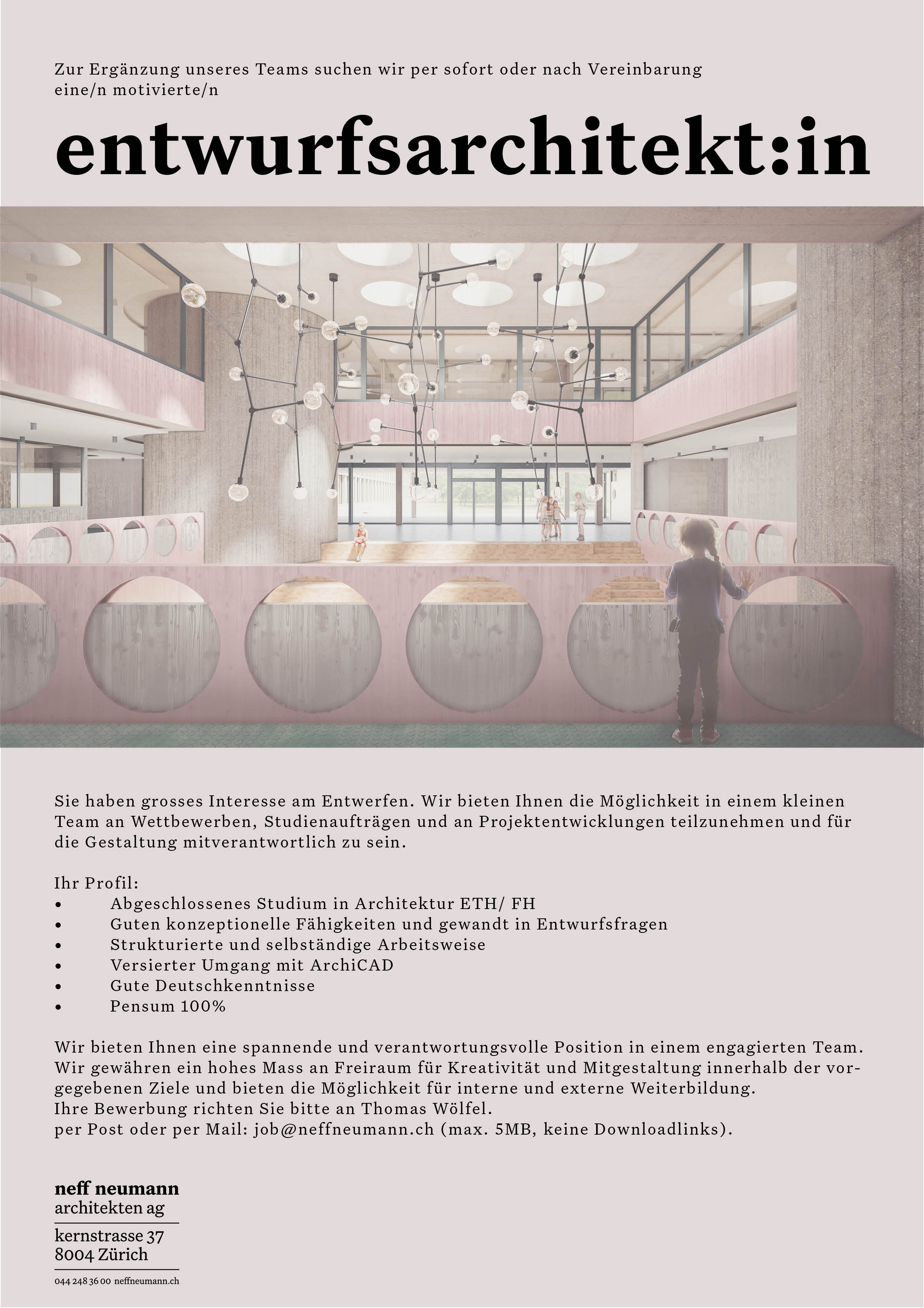 Praktium/Job Inserat