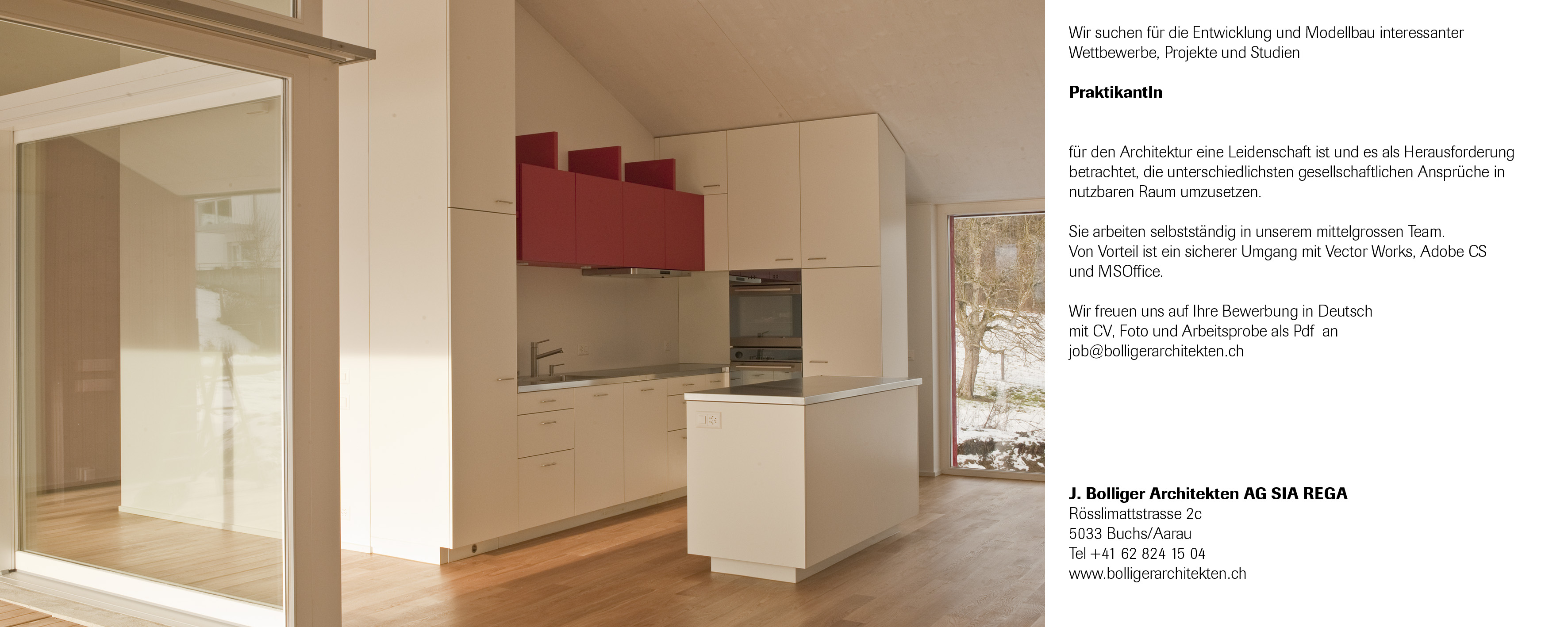 Praktium/Job Inserat