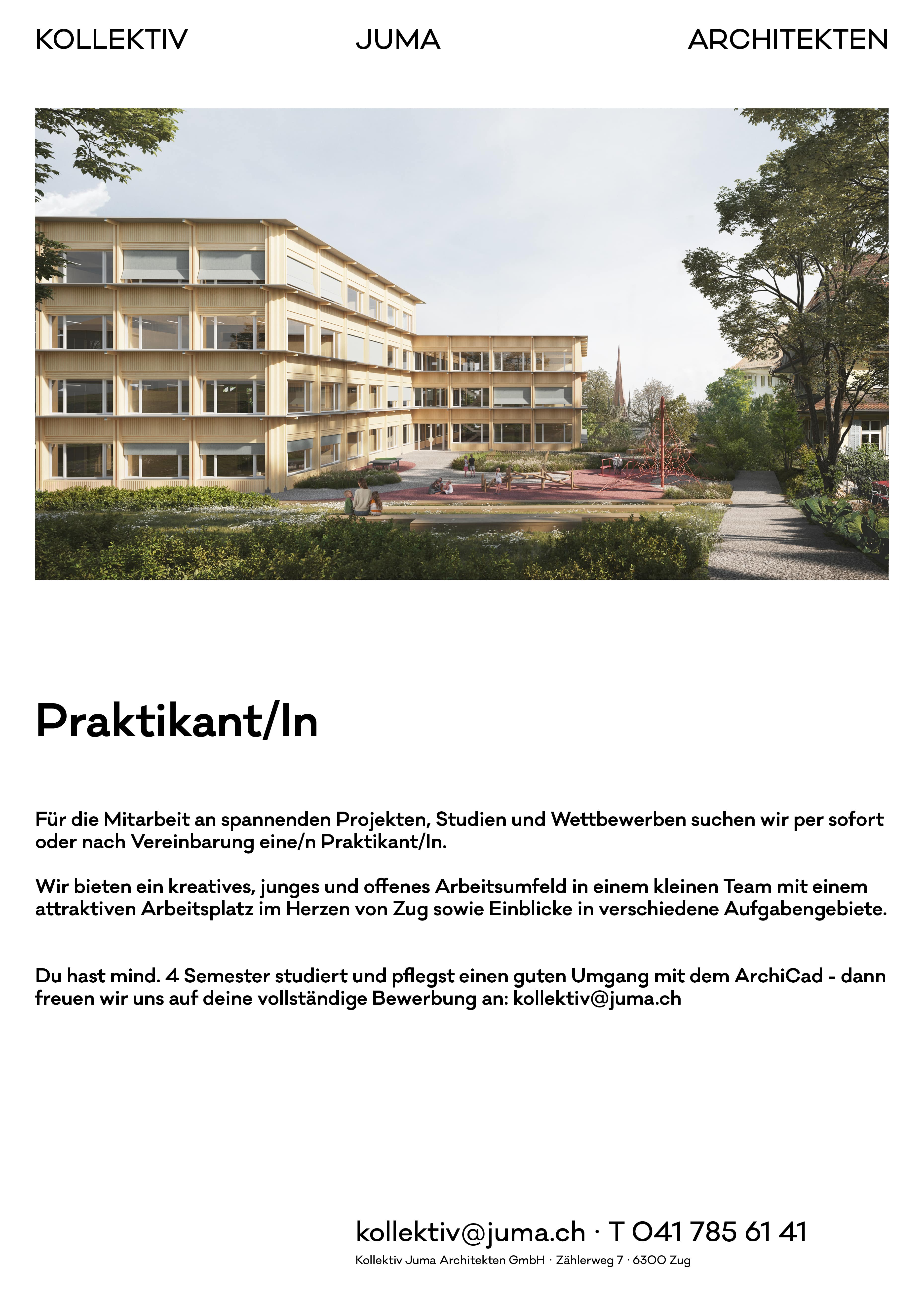 Praktium/Job Inserat