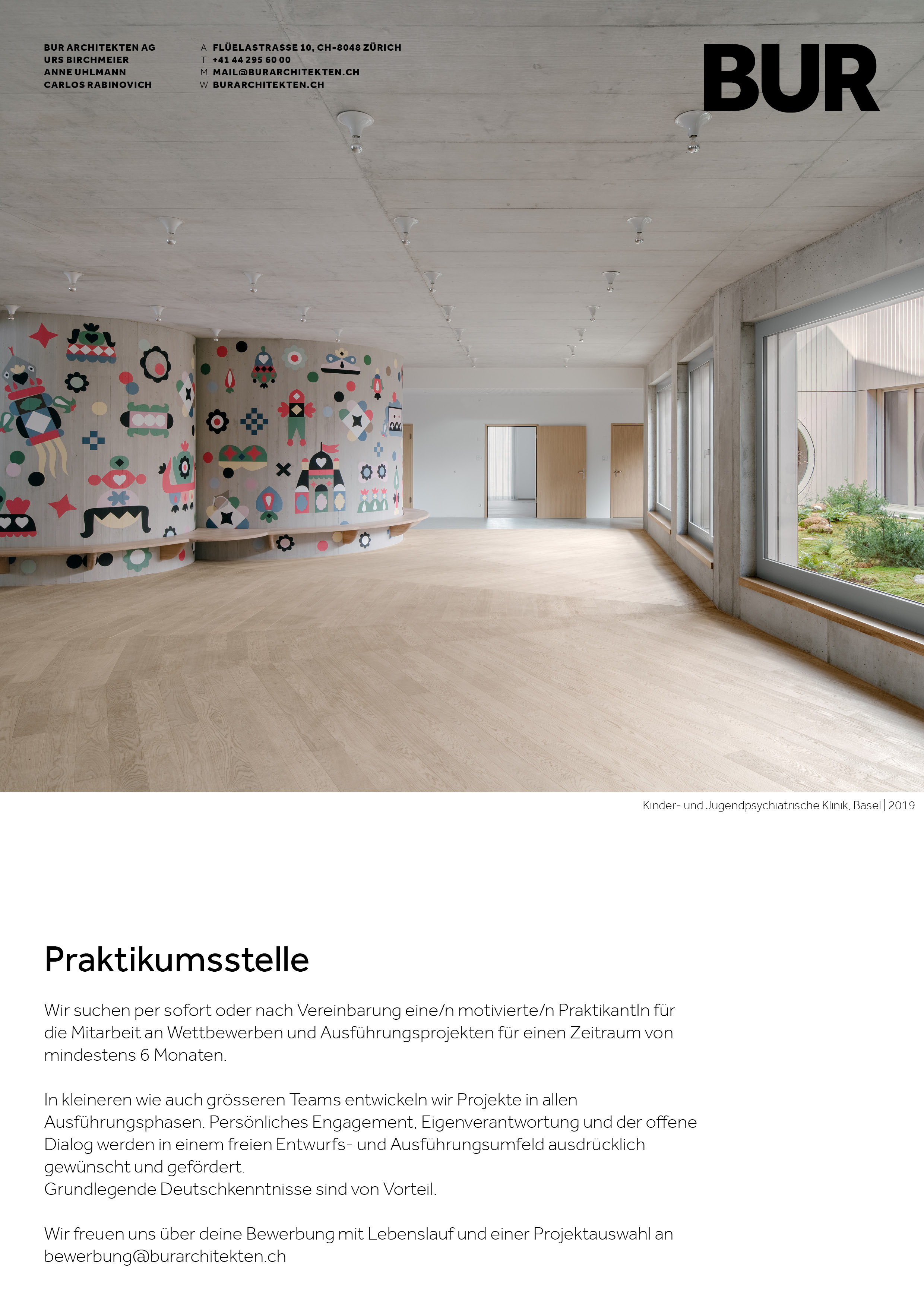 Praktium/Job Inserat