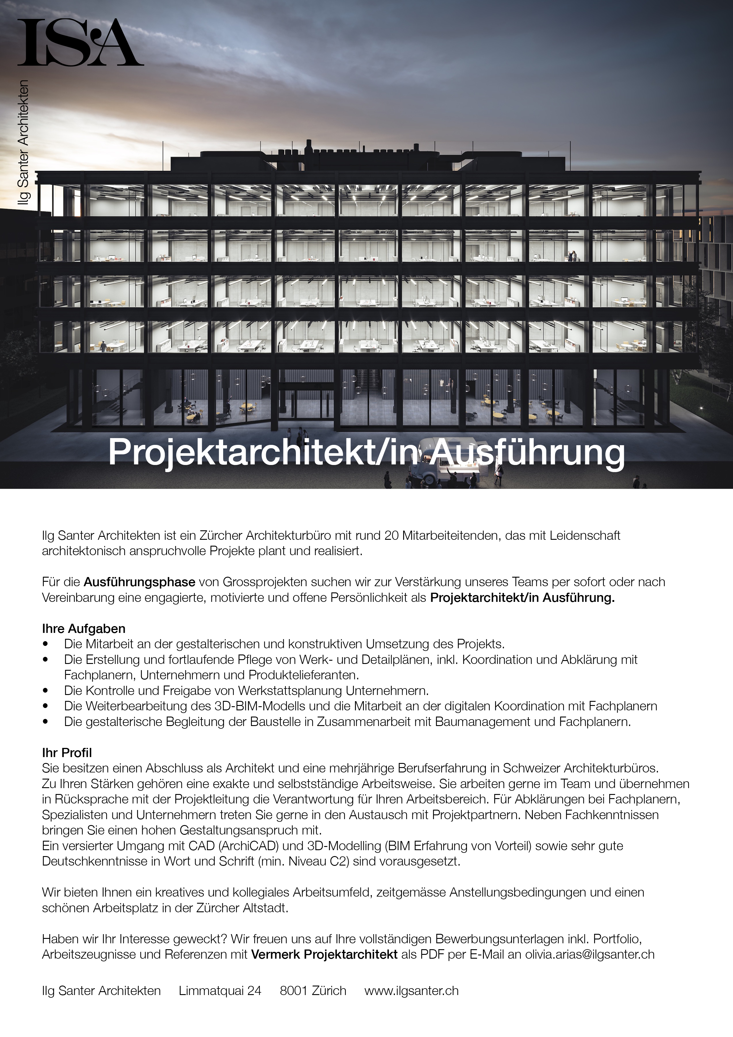 Praktium/Job Inserat