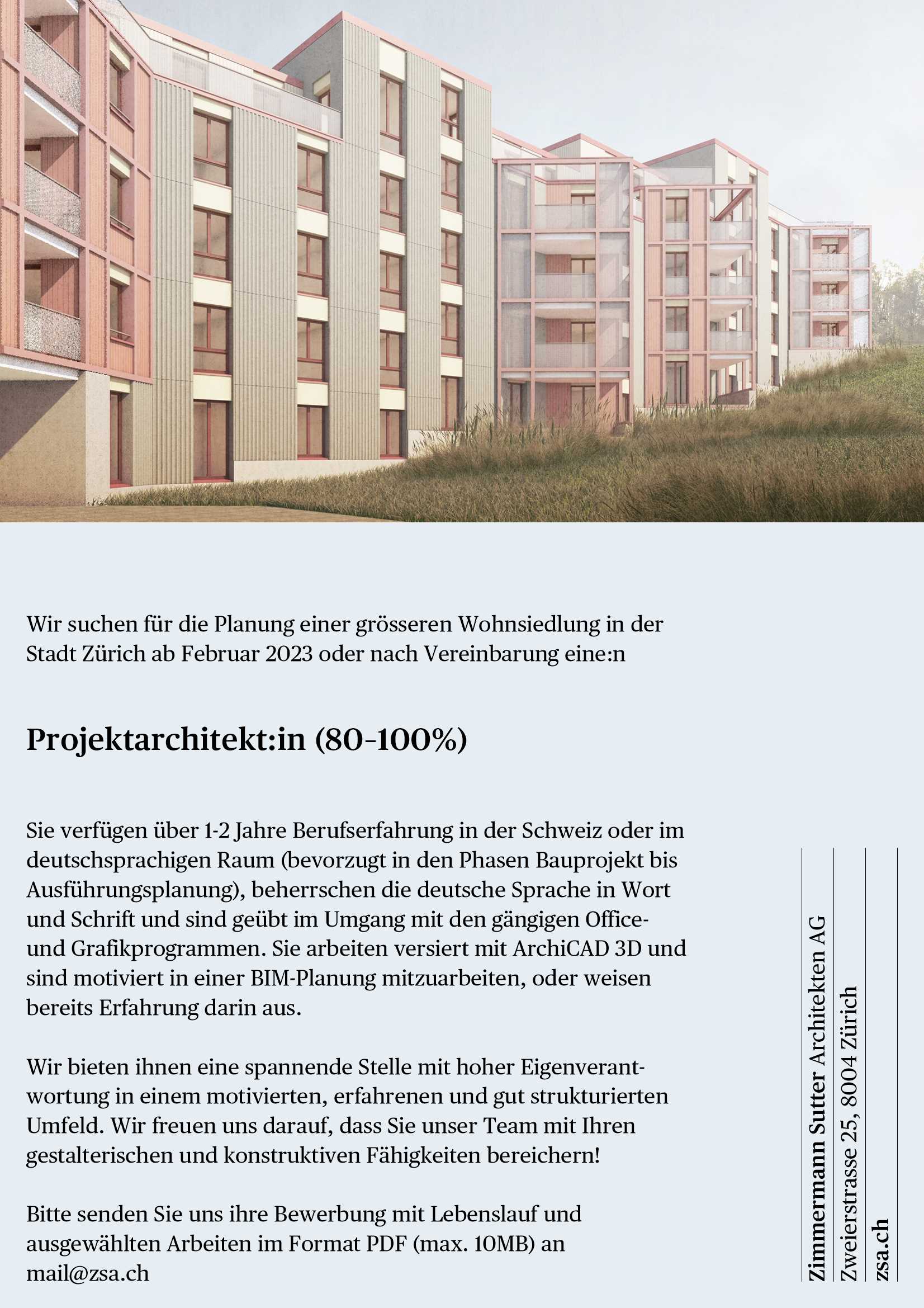 Praktium/Job Inserat