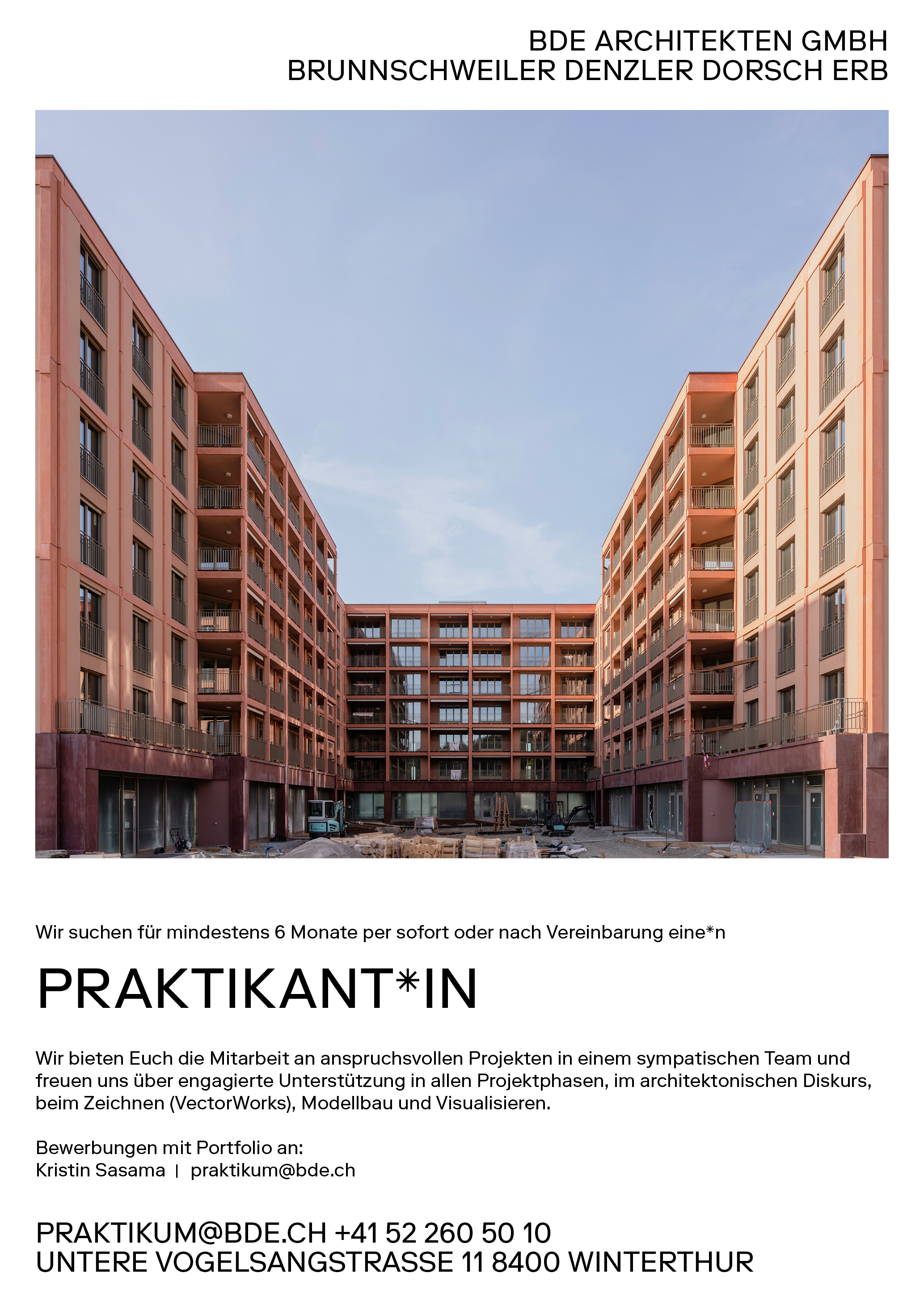 Praktium/Job Inserat