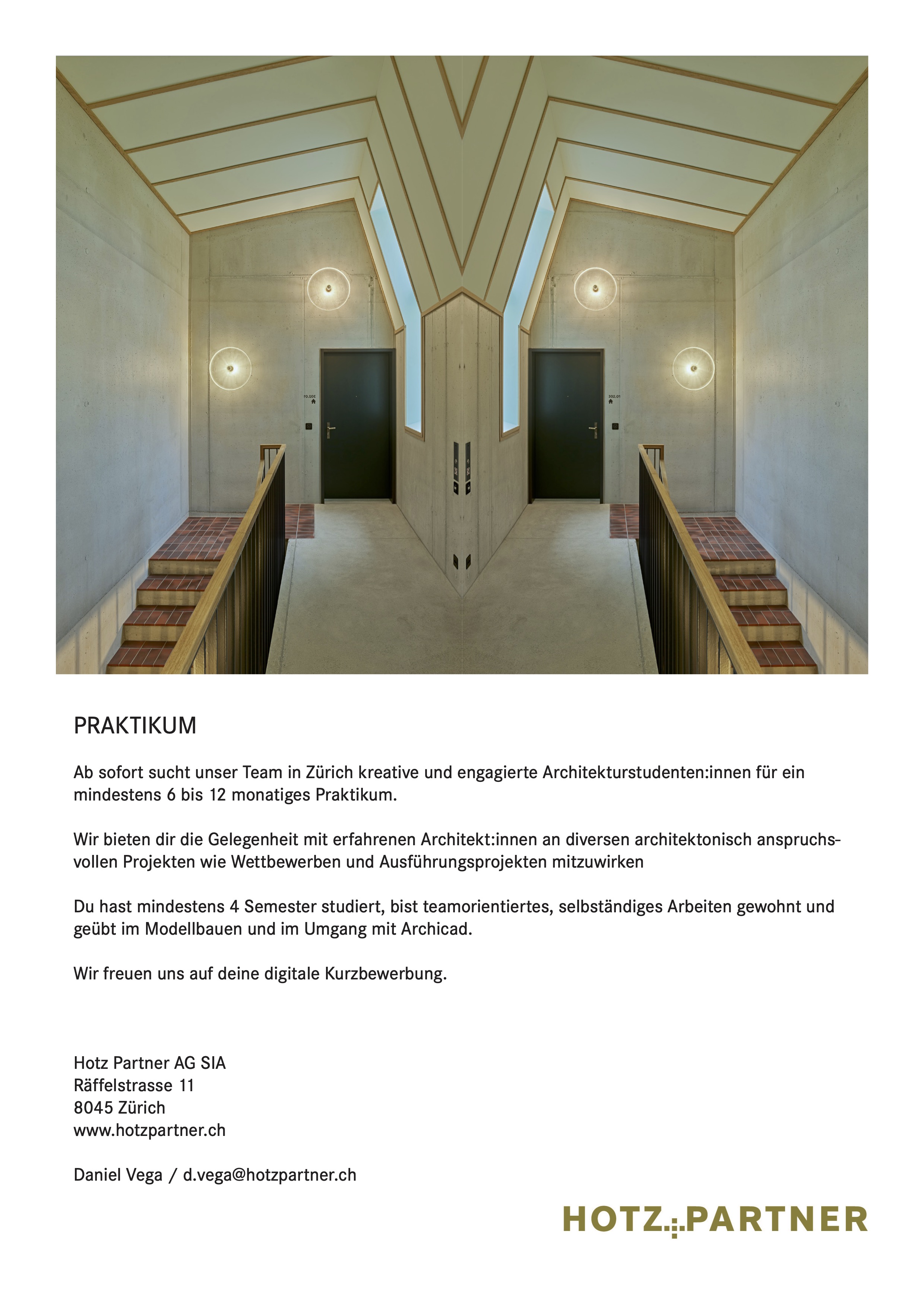 Praktium/Job Inserat