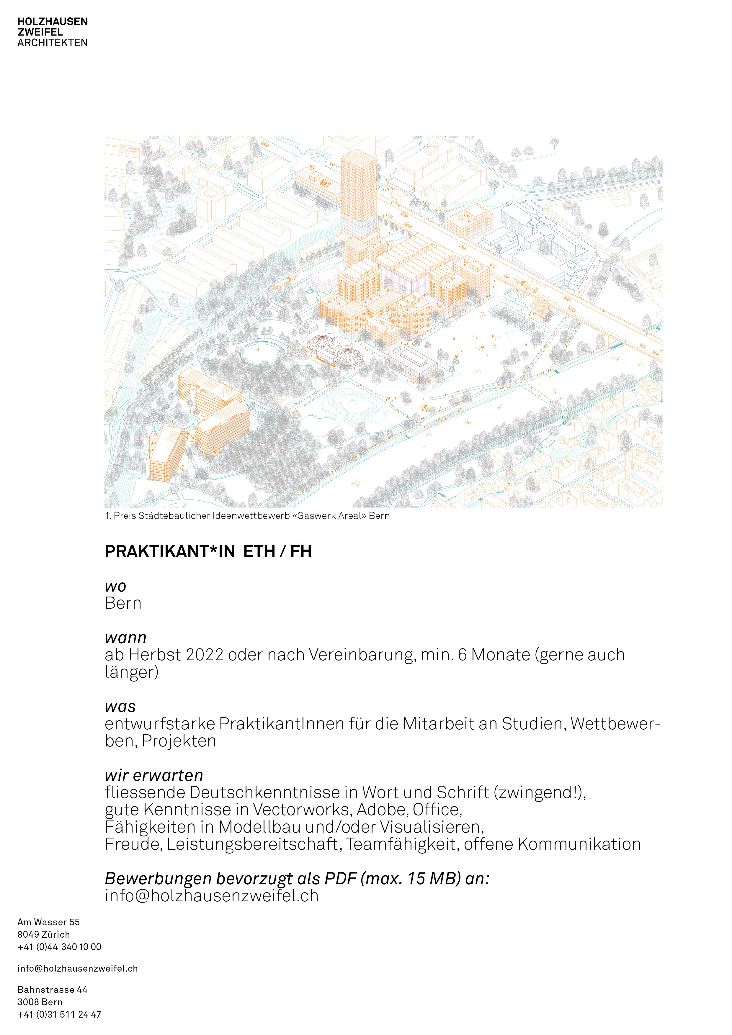 Praktium/Job Inserat