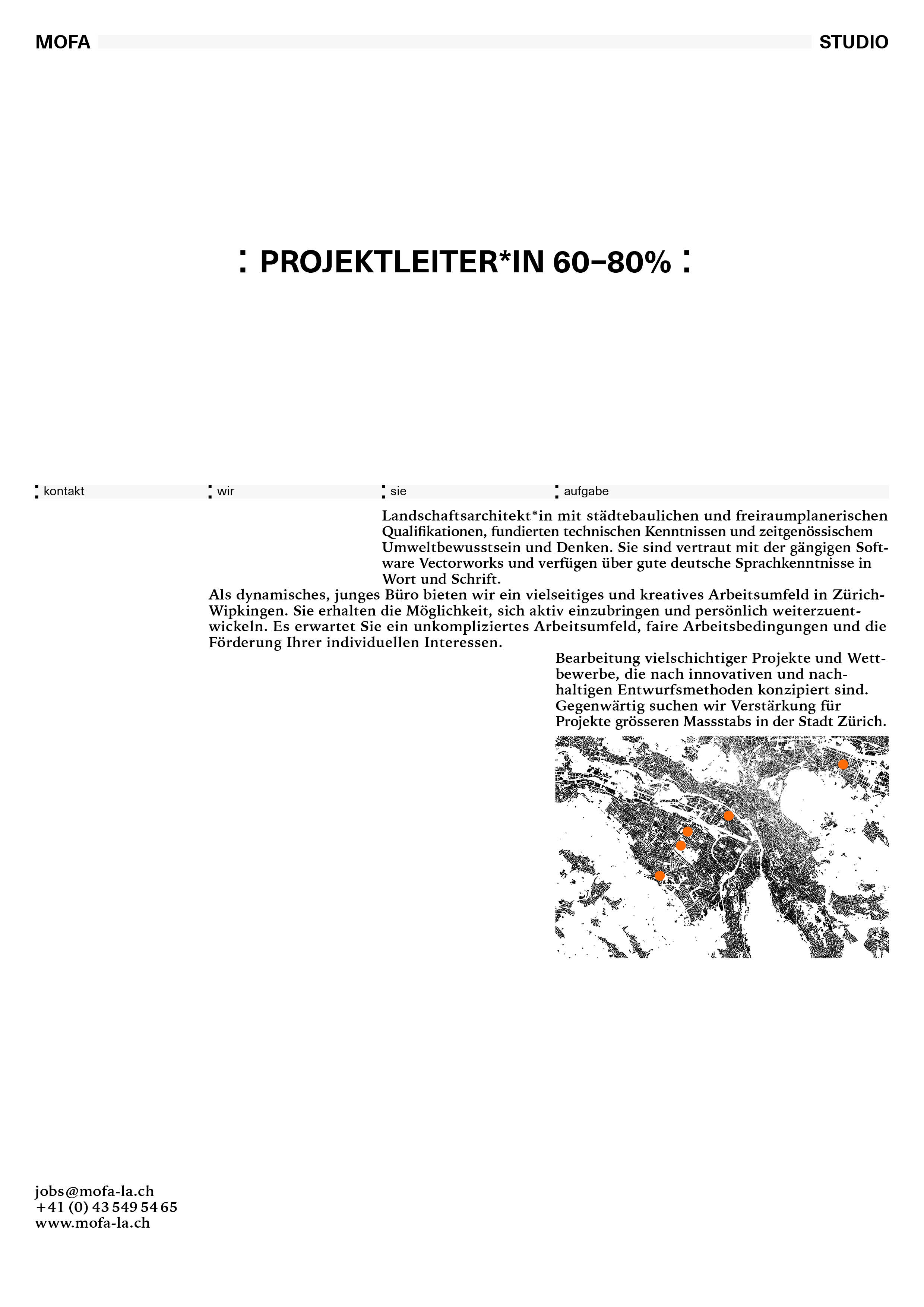 Praktium/Job Inserat