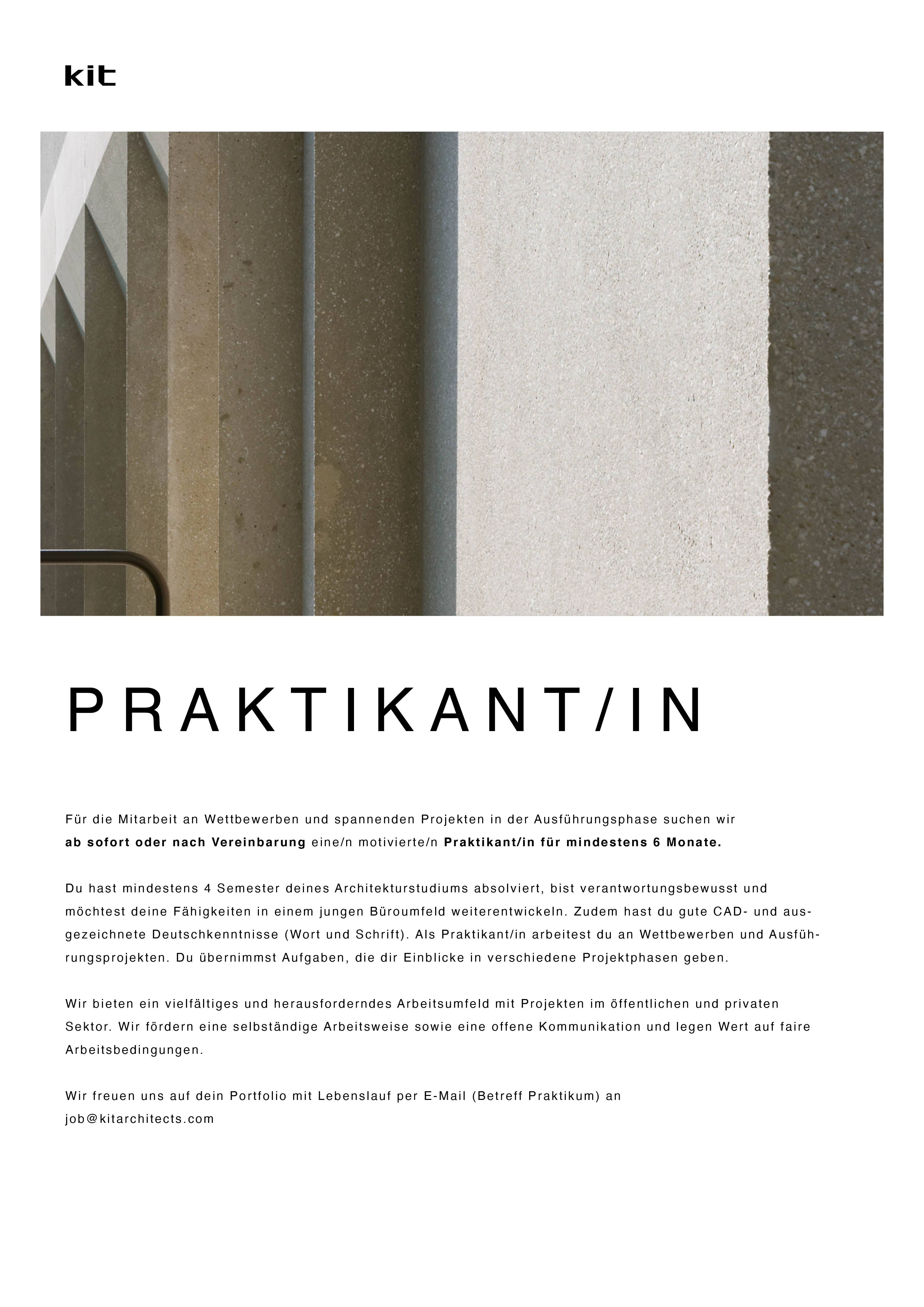 Praktium/Job Inserat