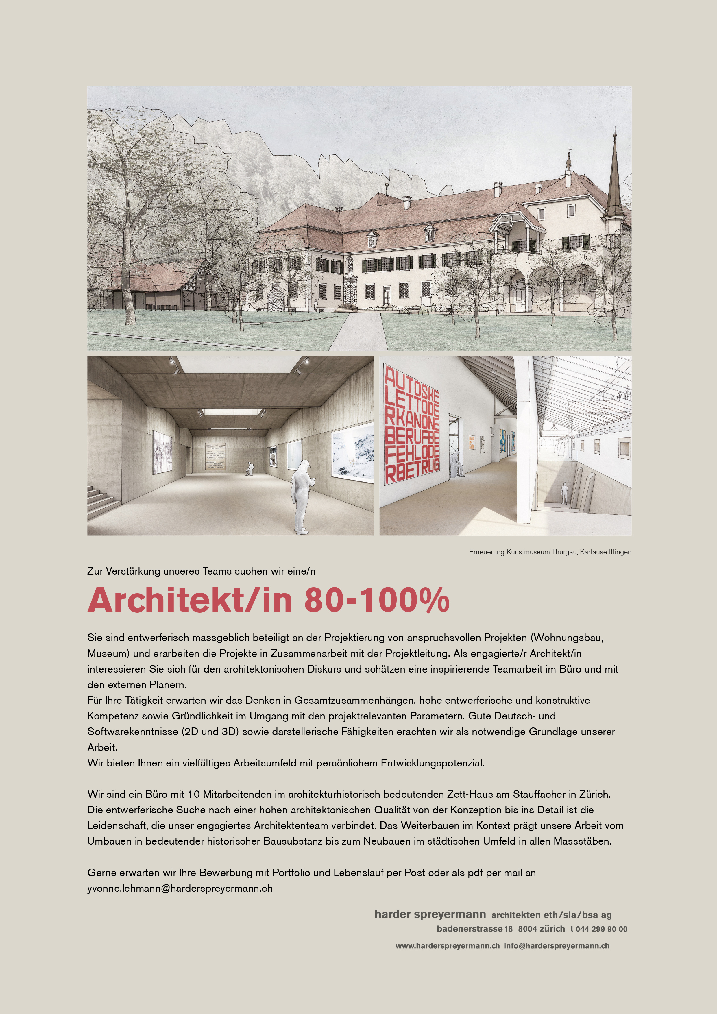 Praktium/Job Inserat