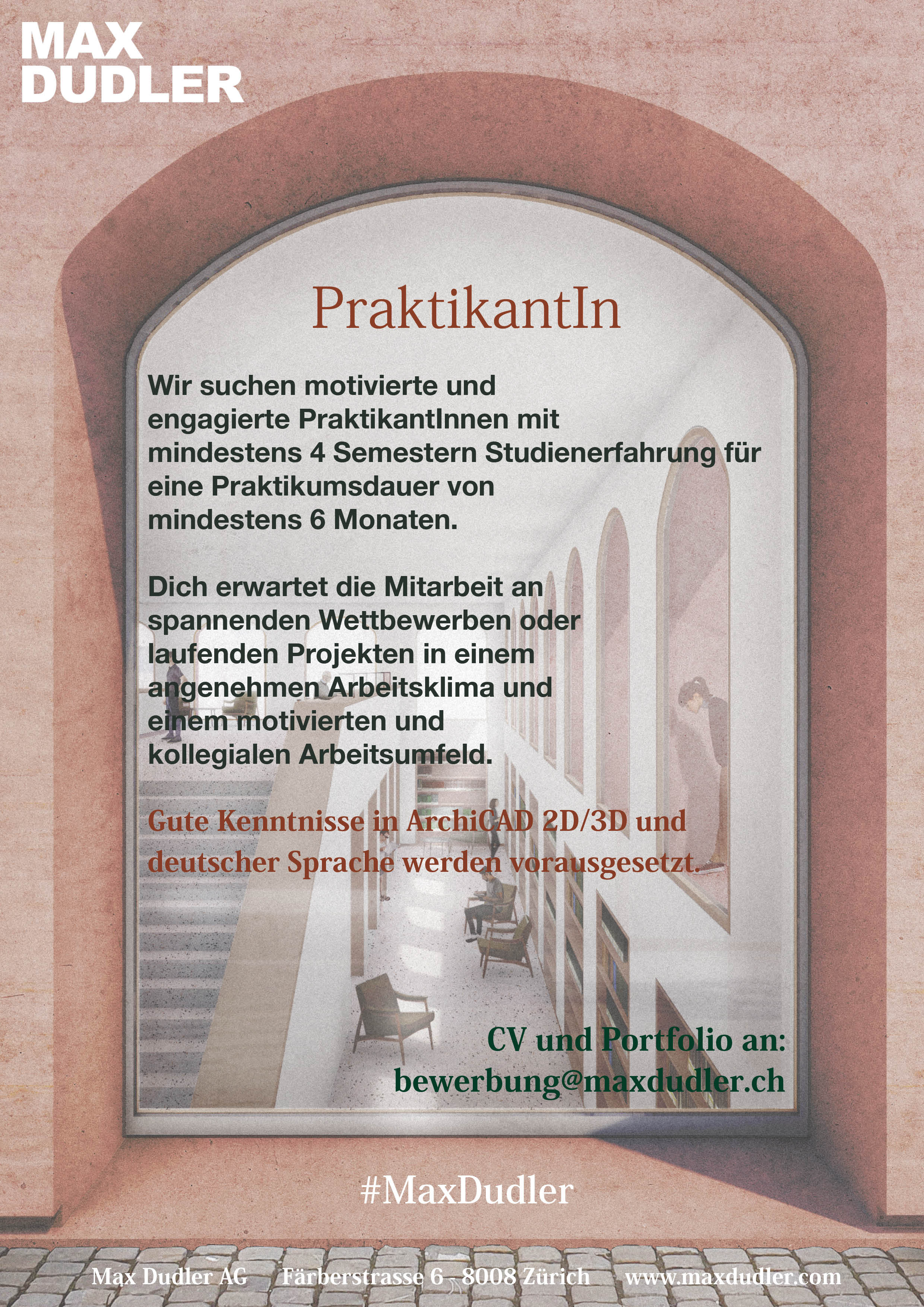 Praktium/Job Inserat