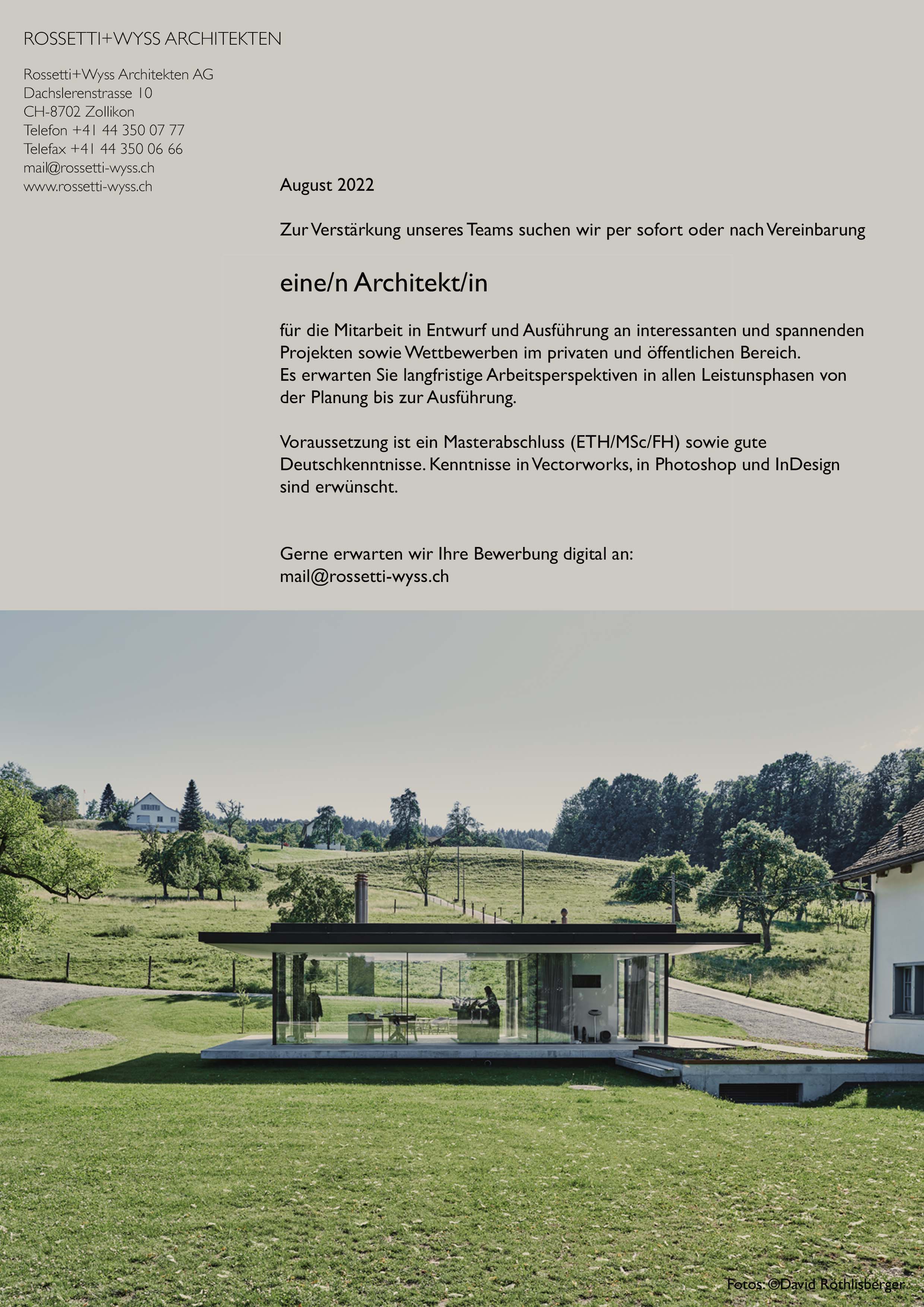 Praktium/Job Inserat