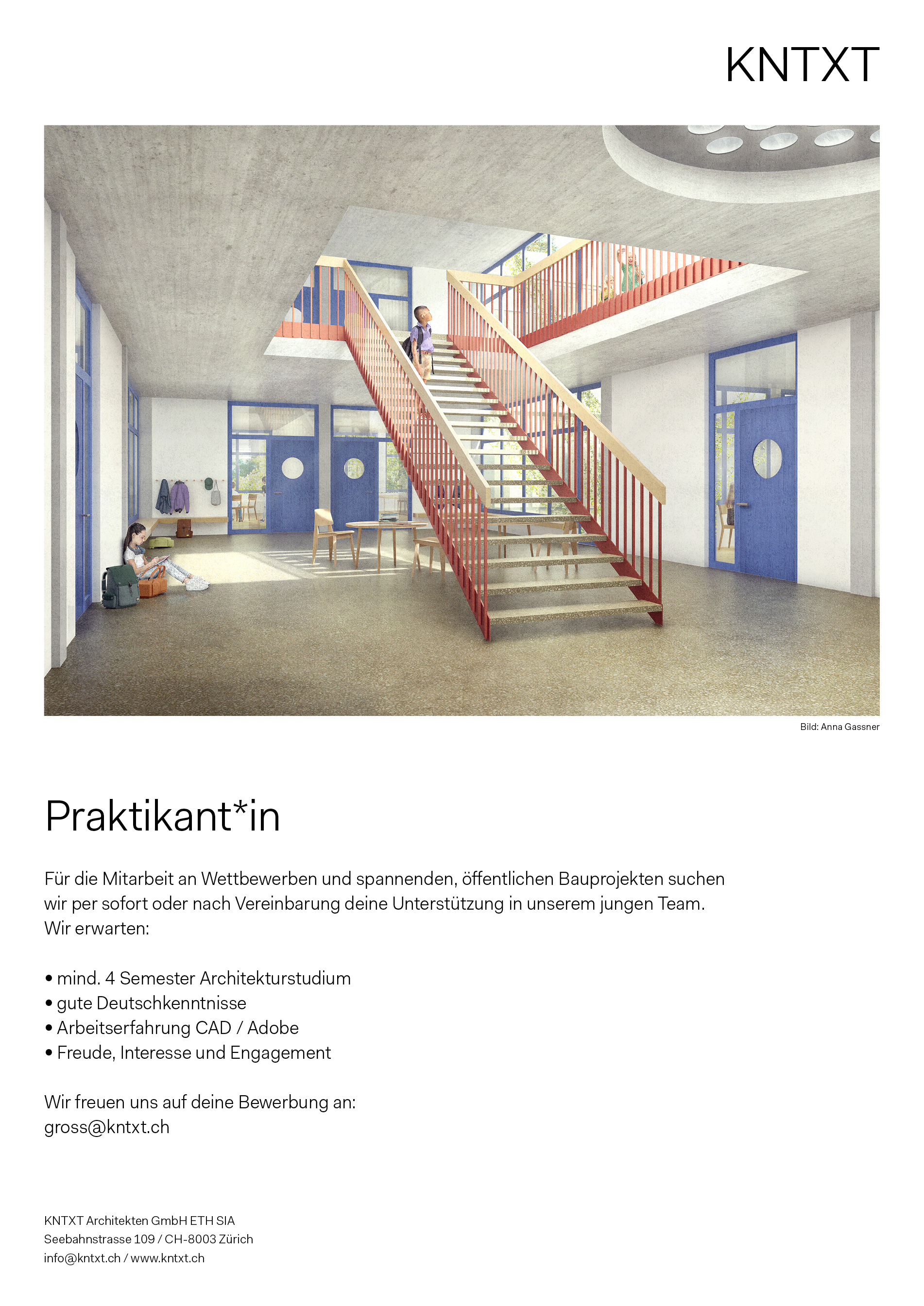 Praktium/Job Inserat
