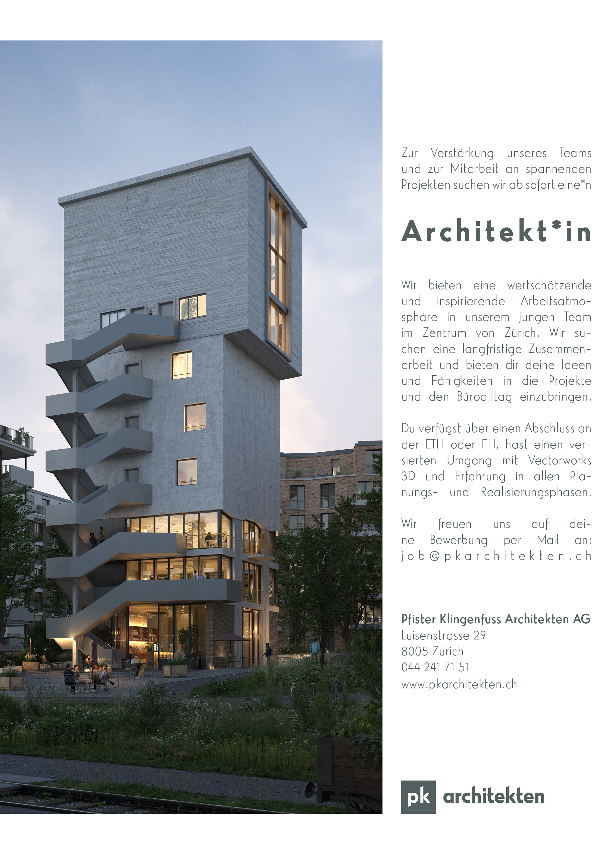 Praktium/Job Inserat