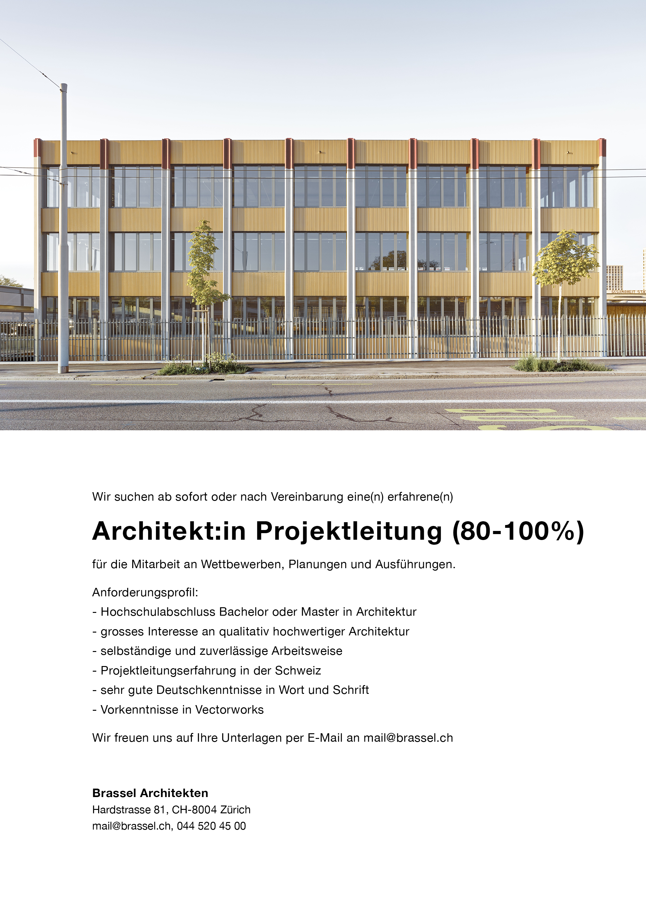Praktium/Job Inserat