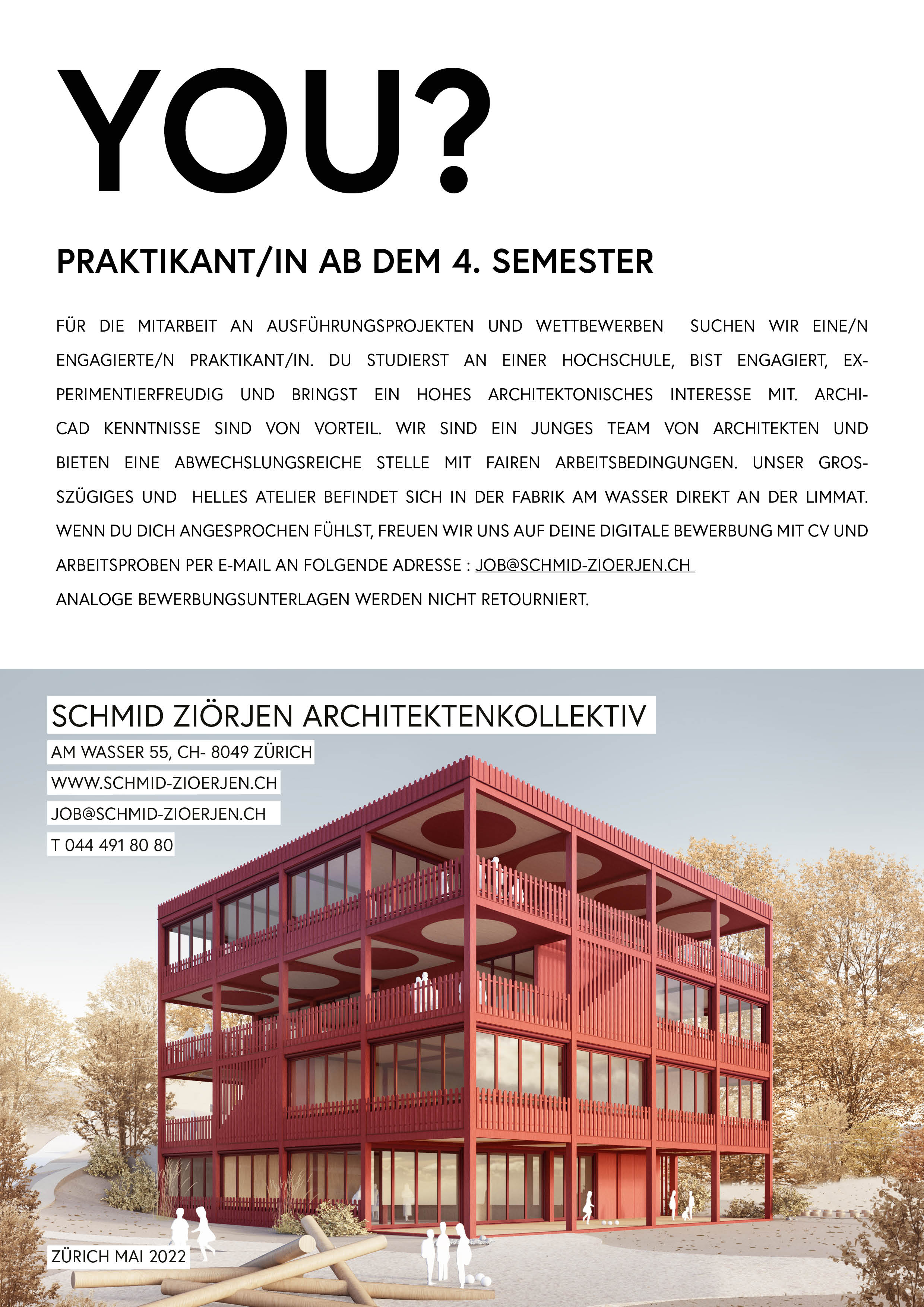 Praktium/Job Inserat