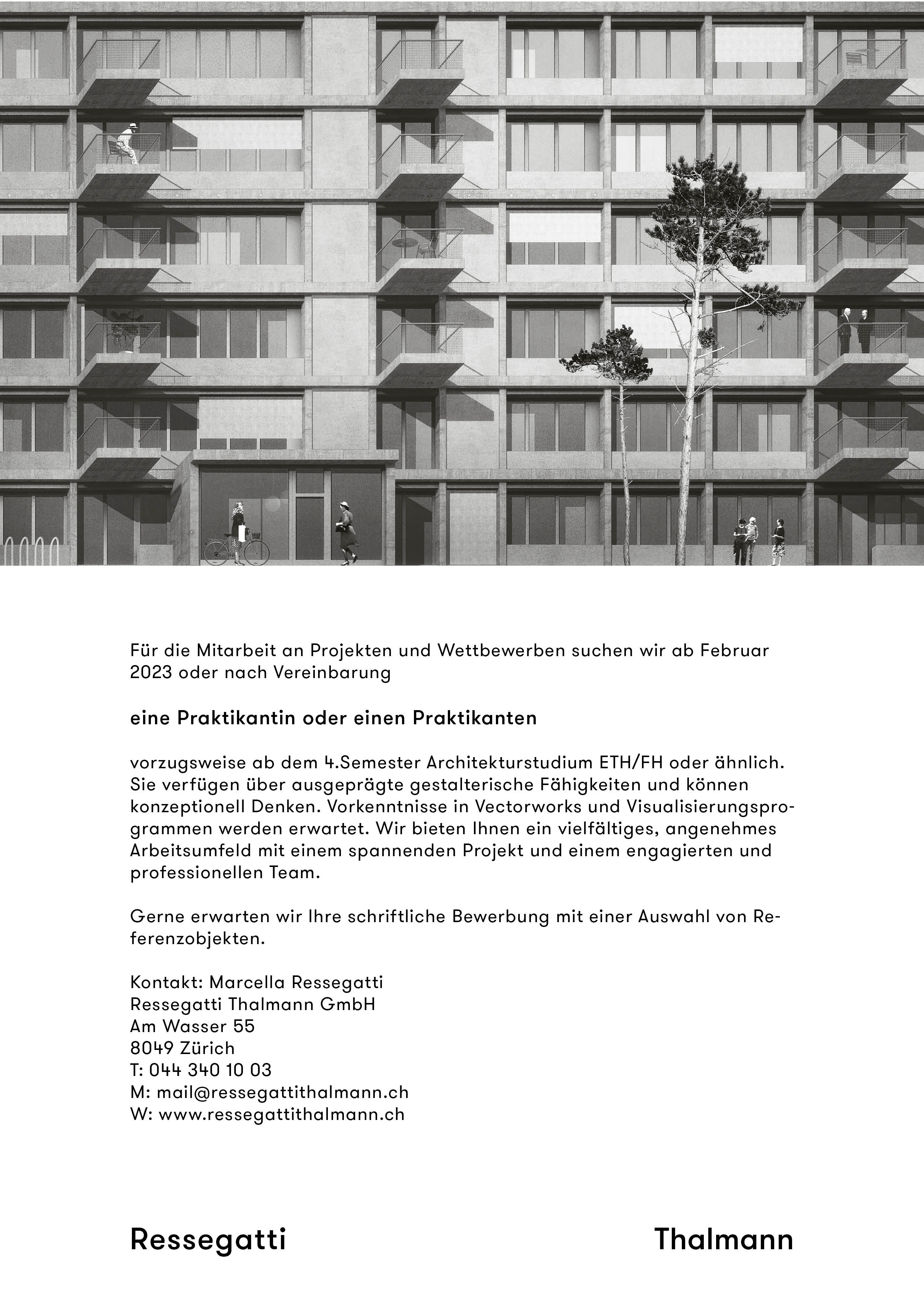 Praktium/Job Inserat