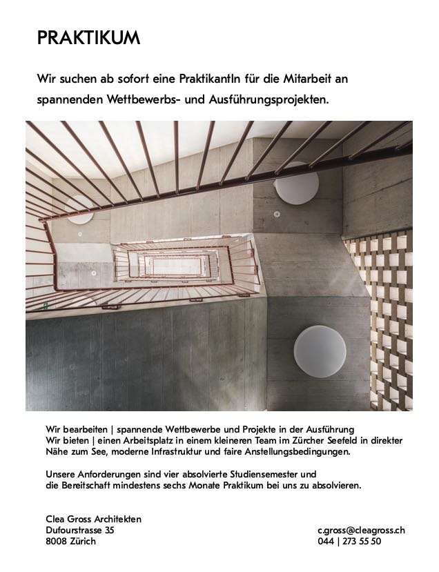 Praktium/Job Inserat