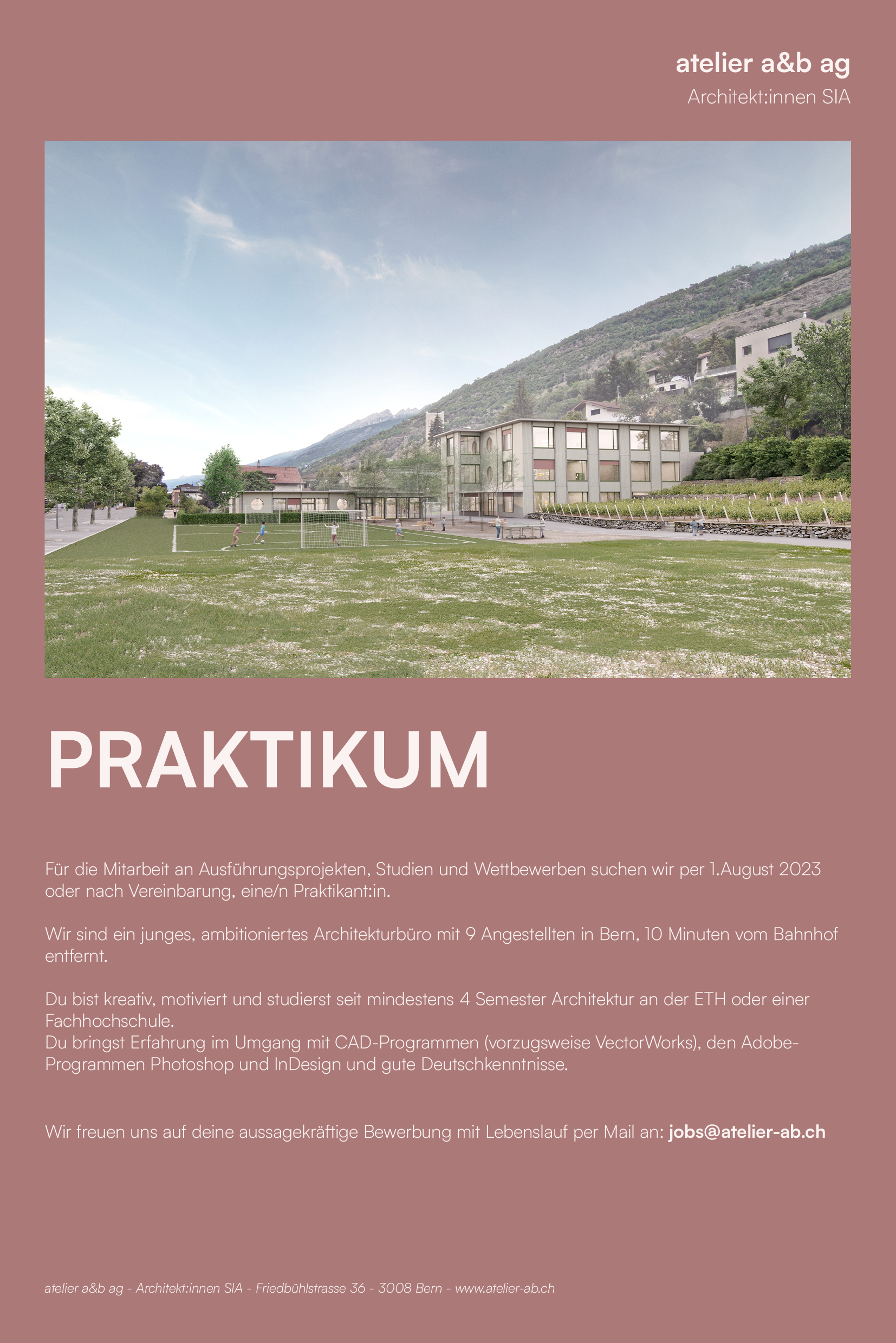 Praktium/Job Inserat