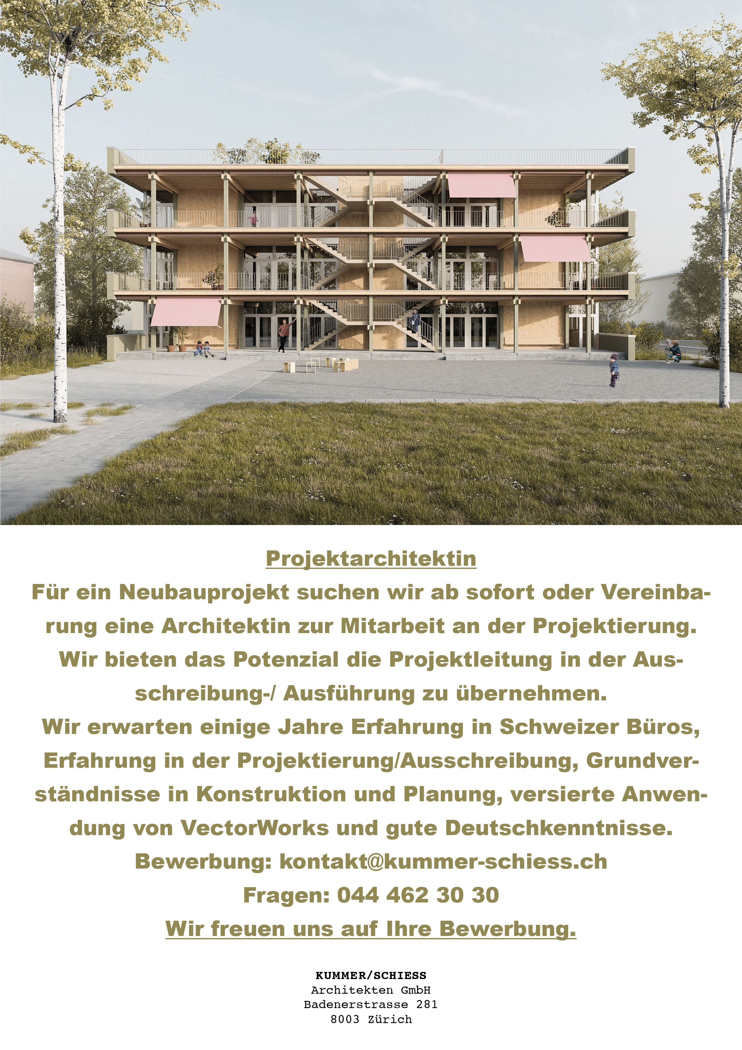 Praktium/Job Inserat