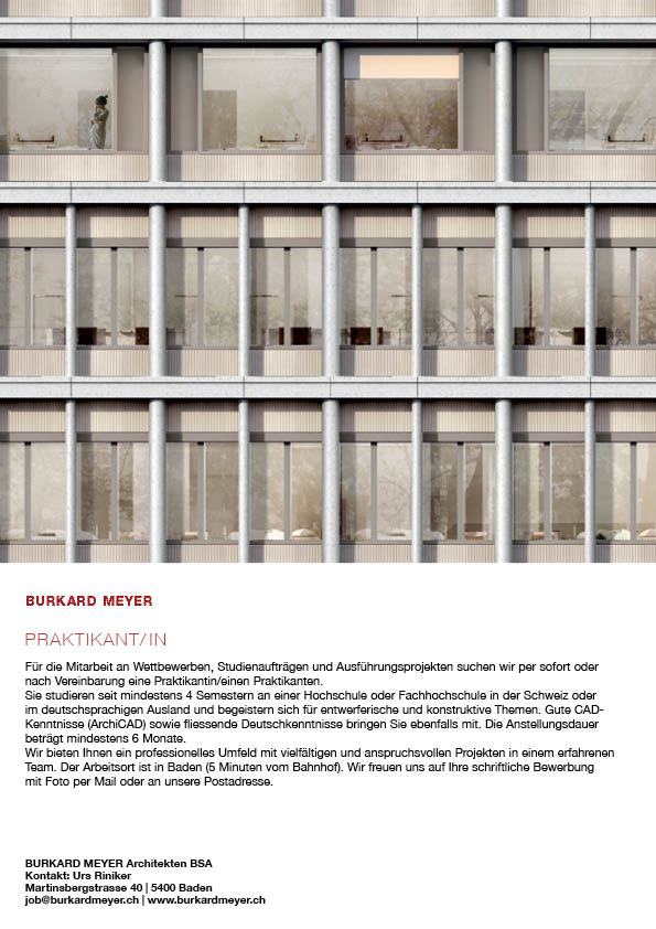 Praktium/Job Inserat