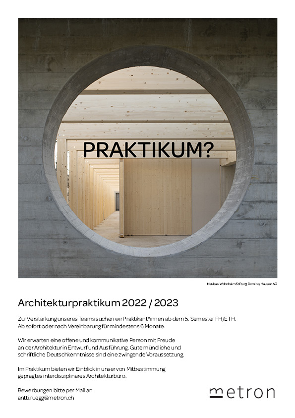 Praktium/Job Inserat