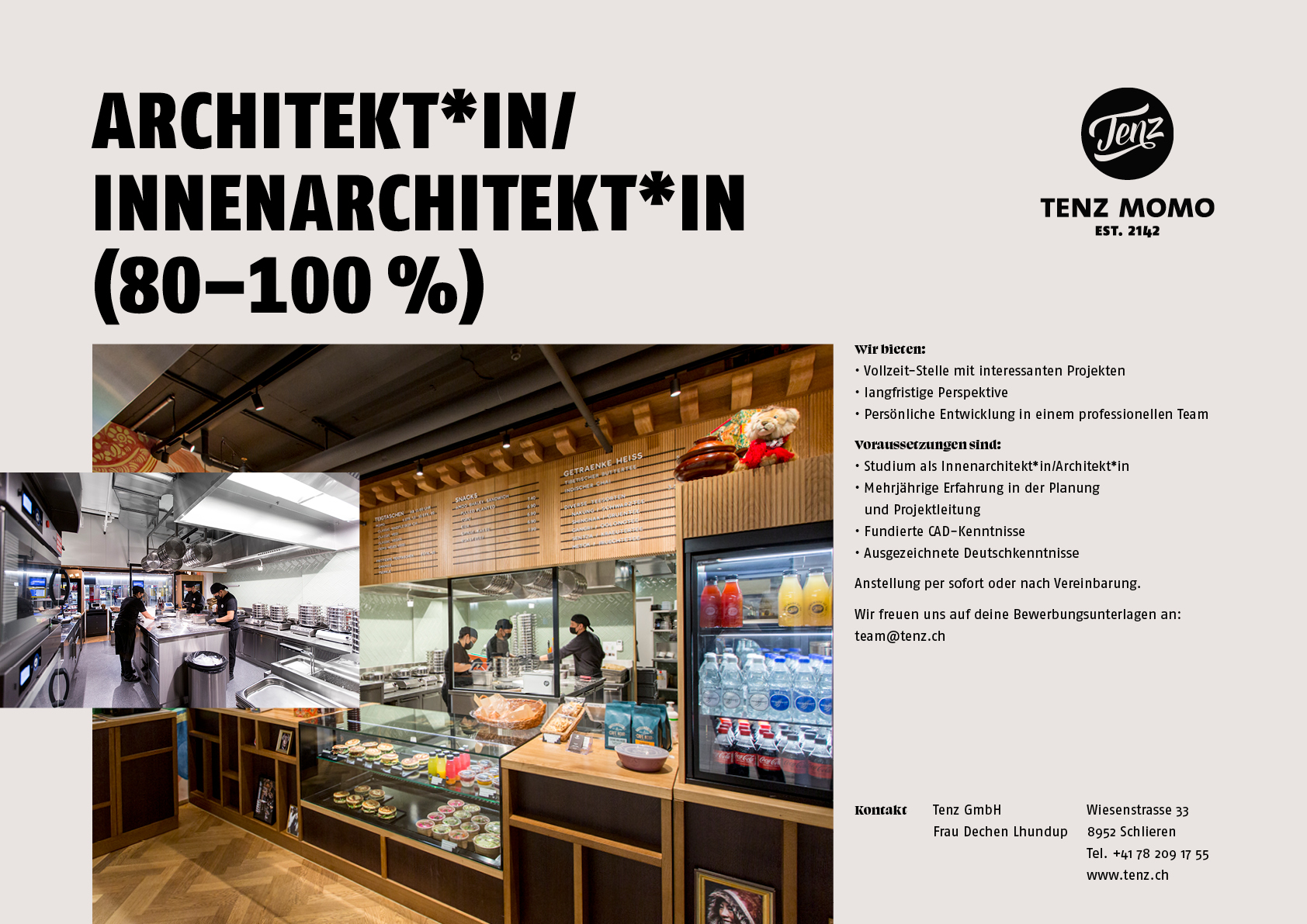 Praktium/Job Inserat