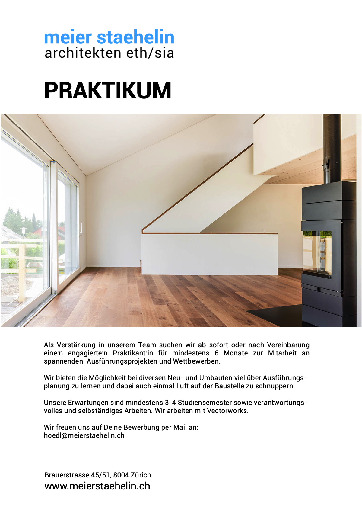 Praktium/Job Inserat