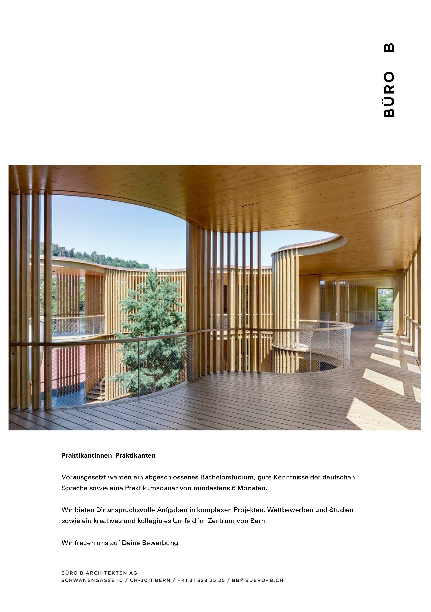 Praktium/Job Inserat