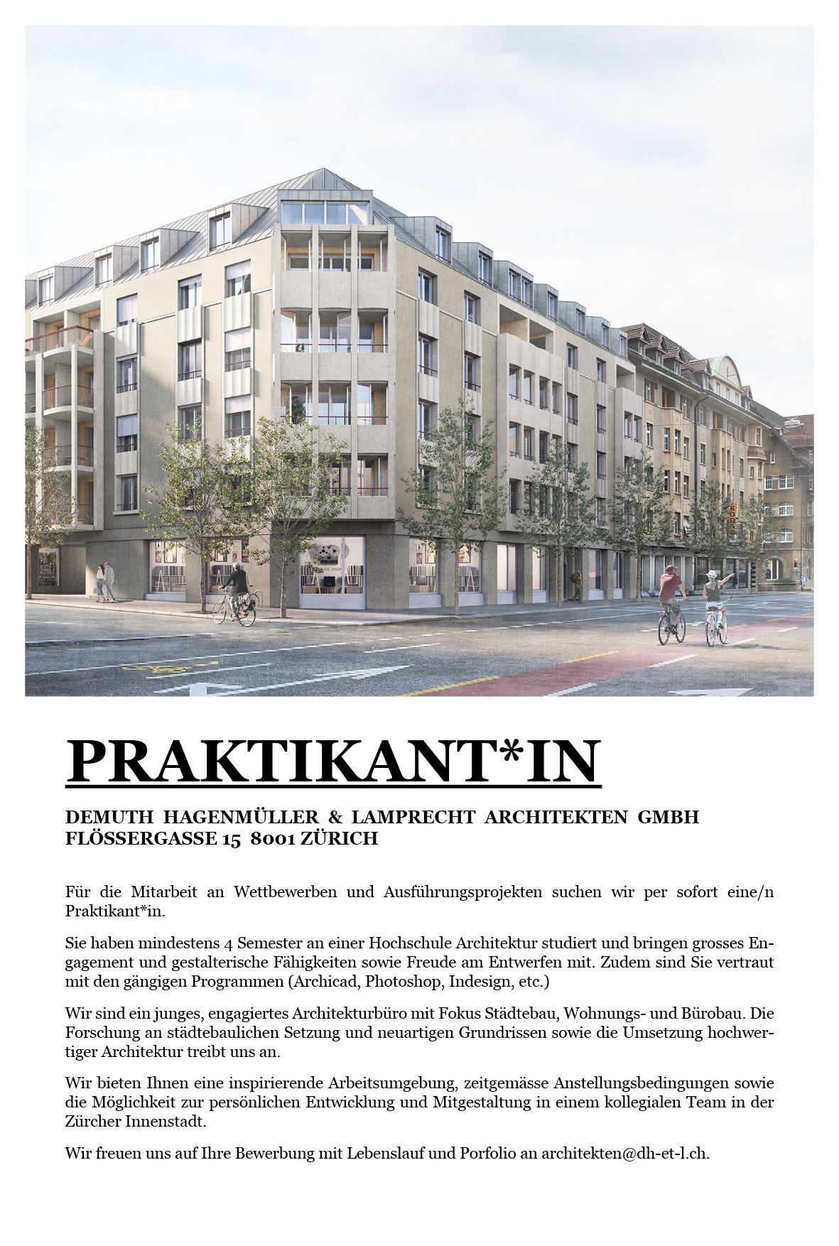 Praktium/Job Inserat