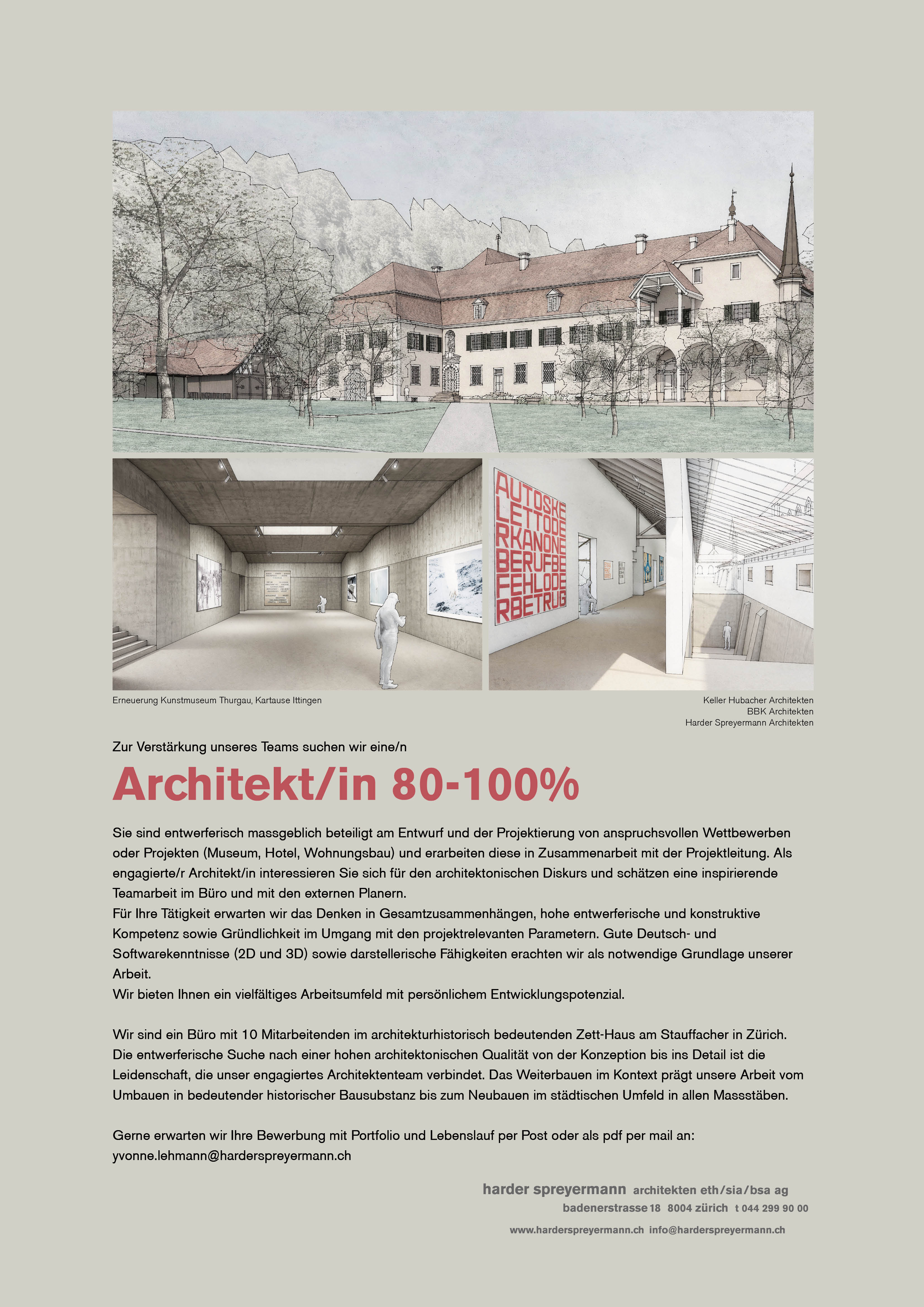 Praktium/Job Inserat