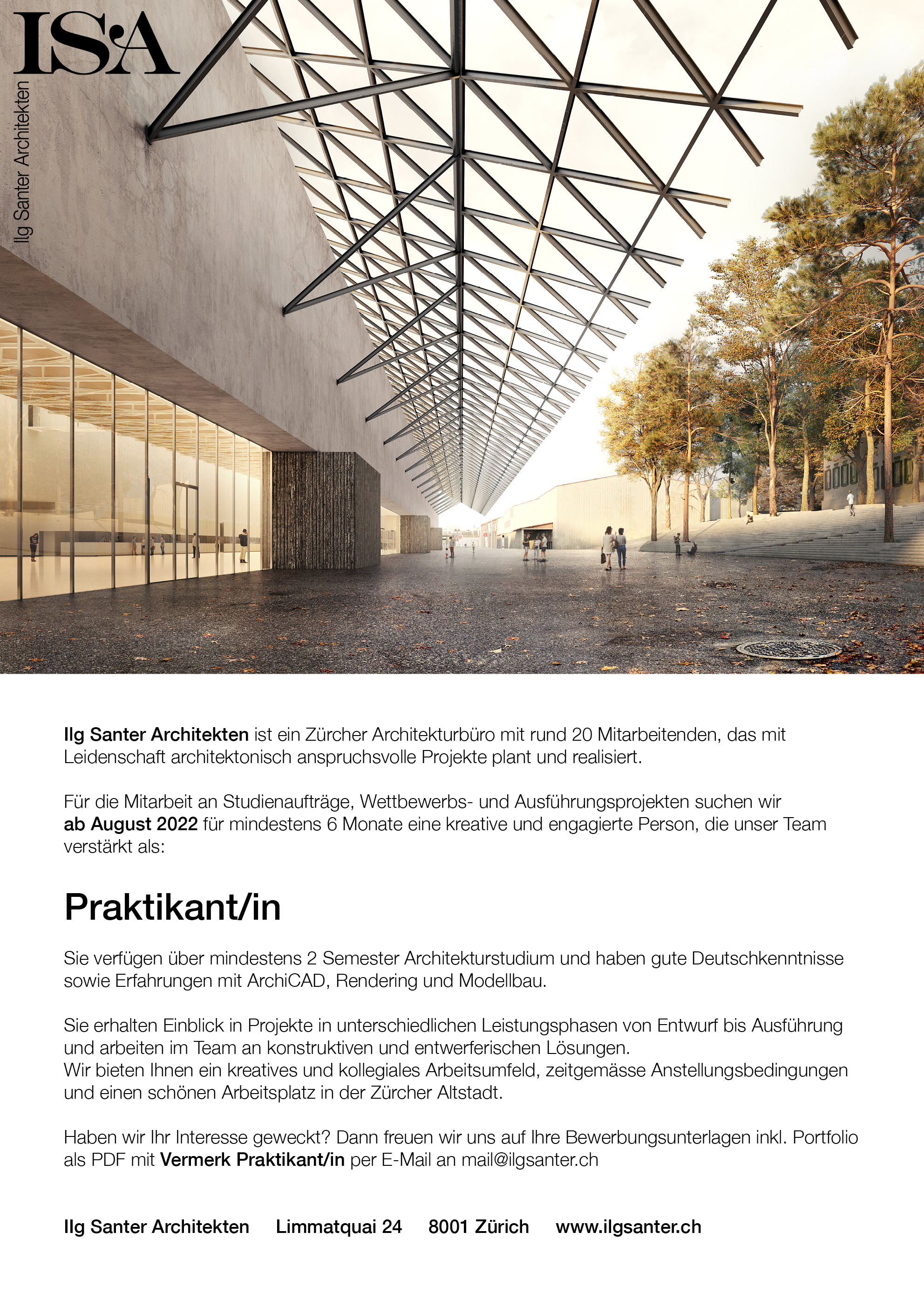 Praktium/Job Inserat