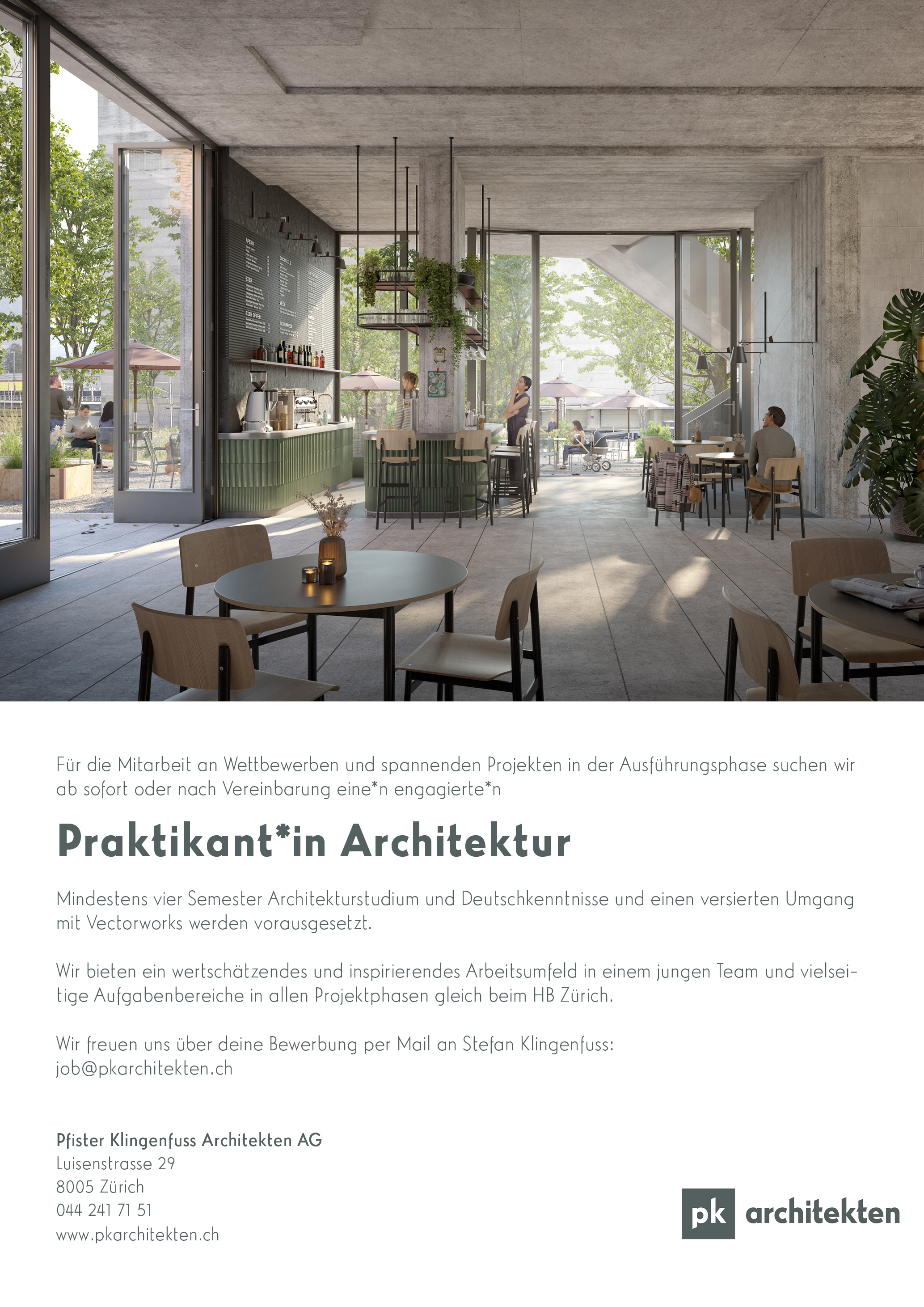 Praktium/Job Inserat