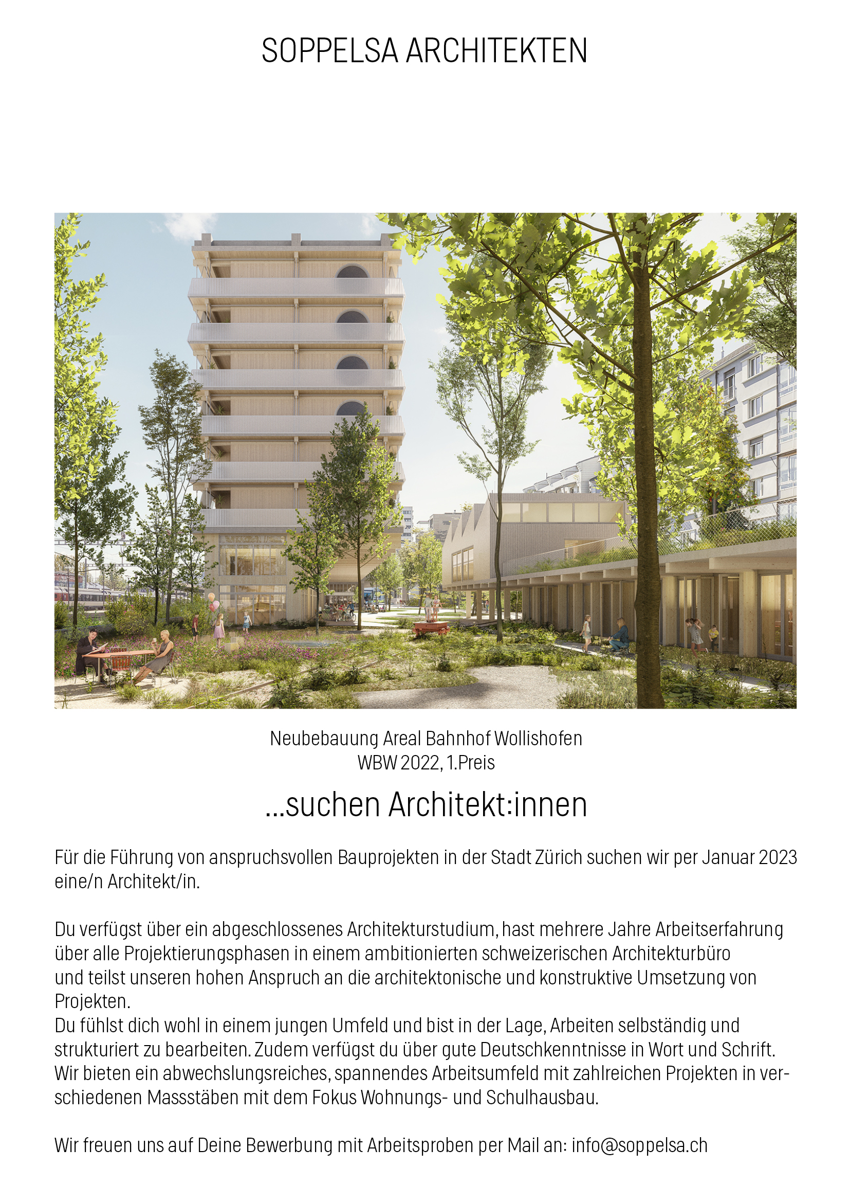 Praktium/Job Inserat