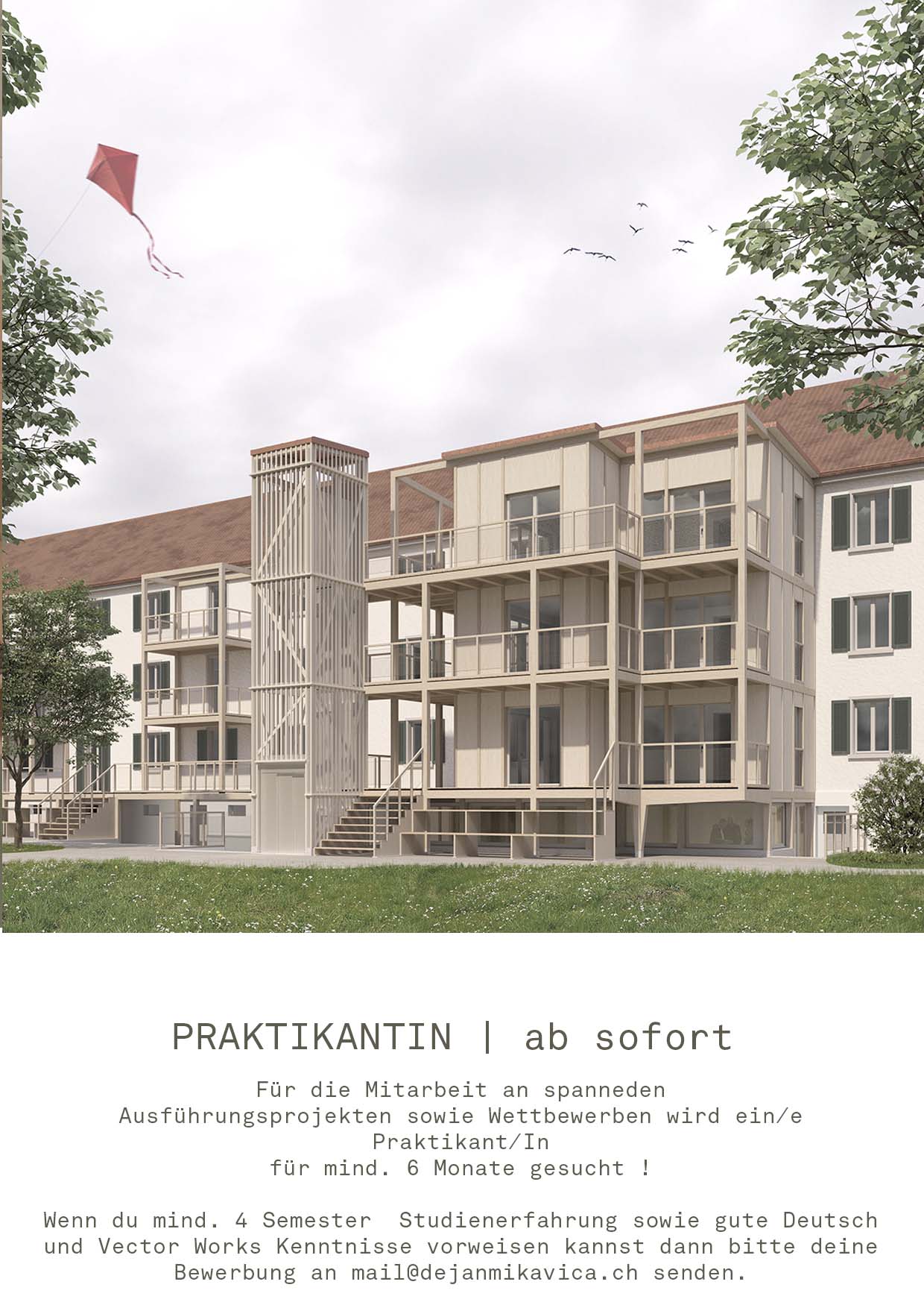 Praktium/Job Inserat