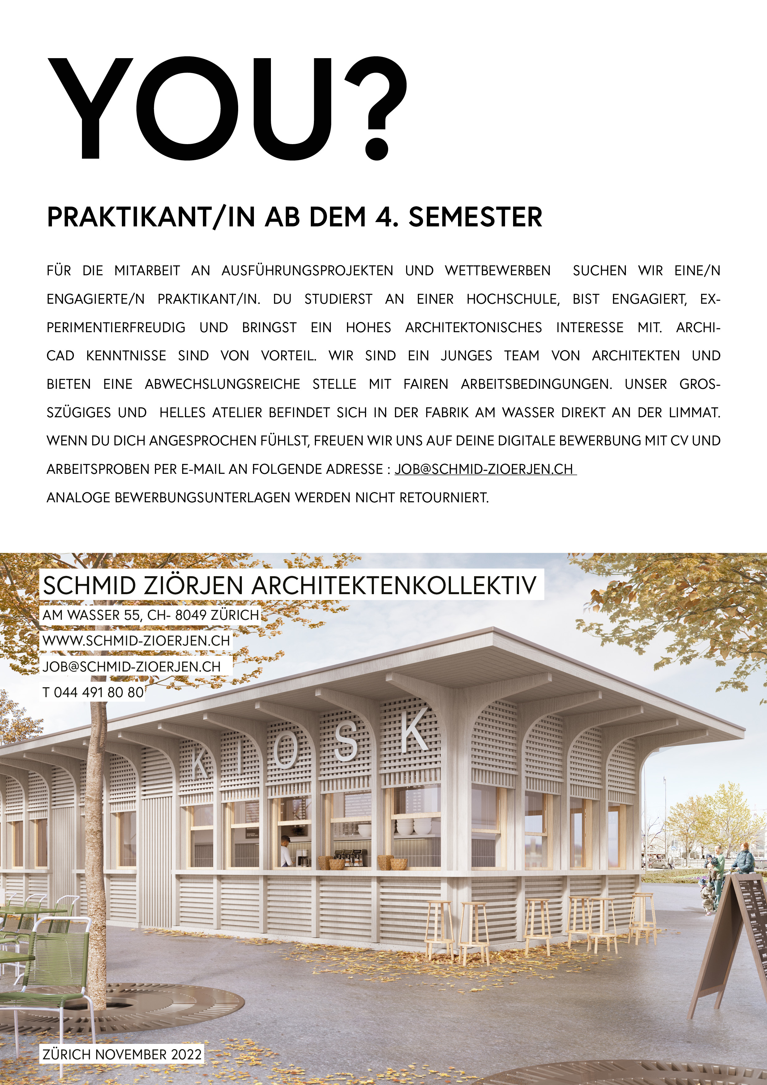 Praktium/Job Inserat