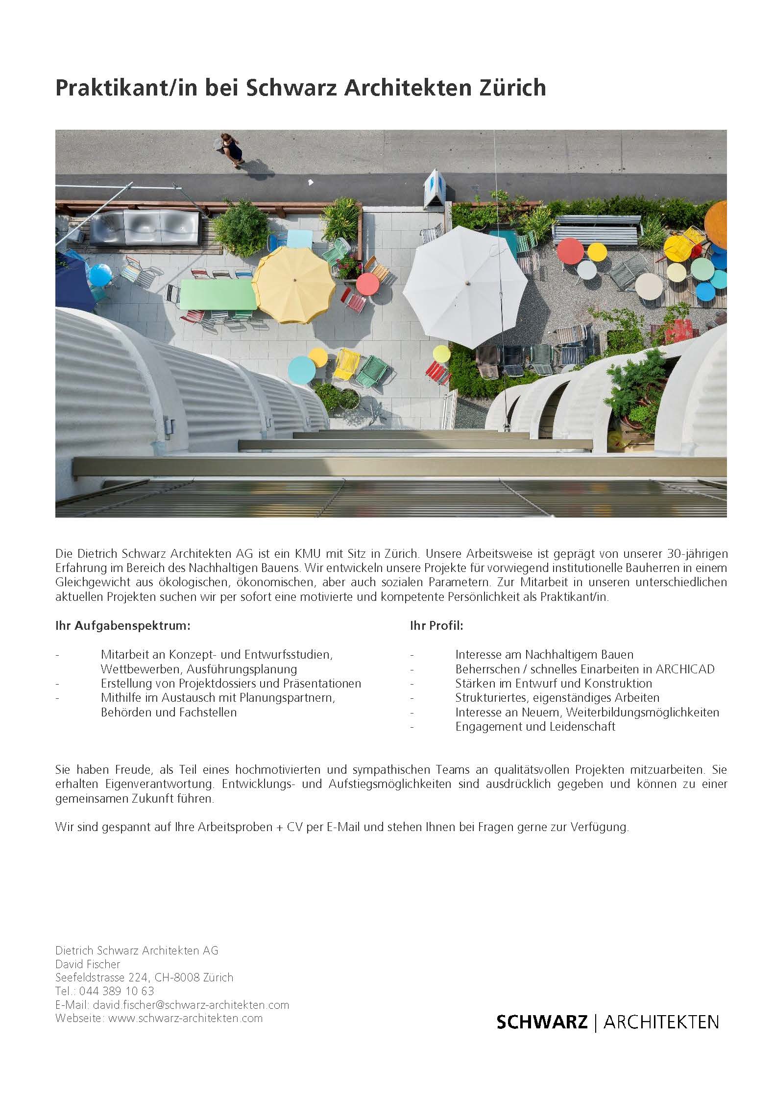 Praktium/Job Inserat