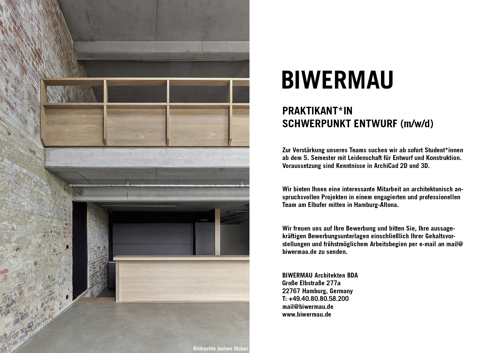 Praktium/Job Inserat