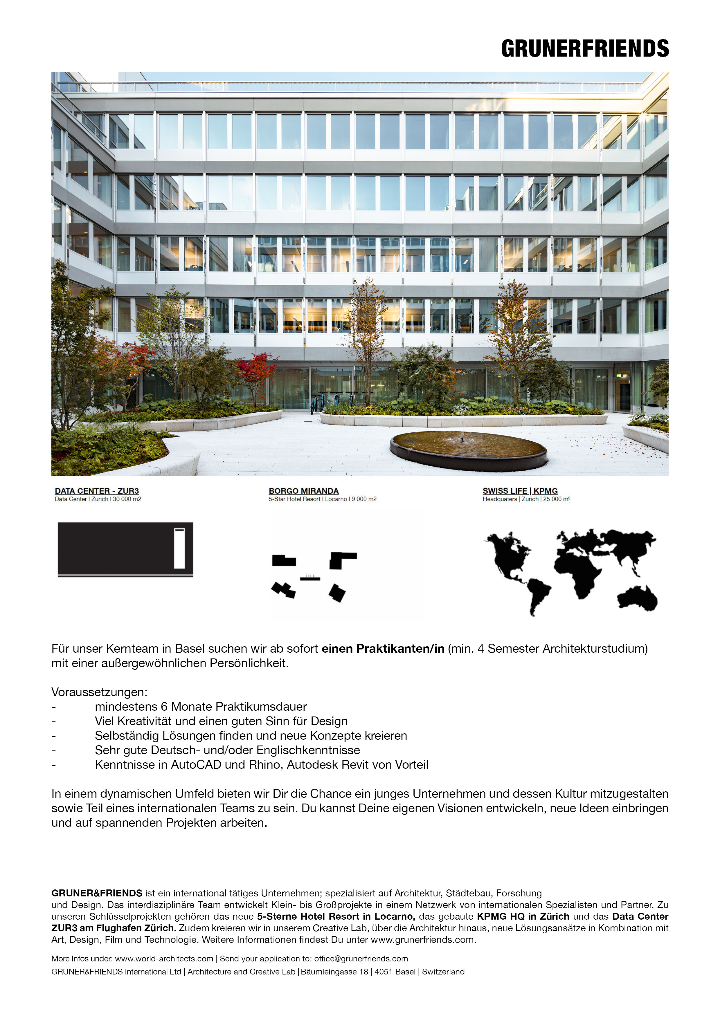 Praktium/Job Inserat