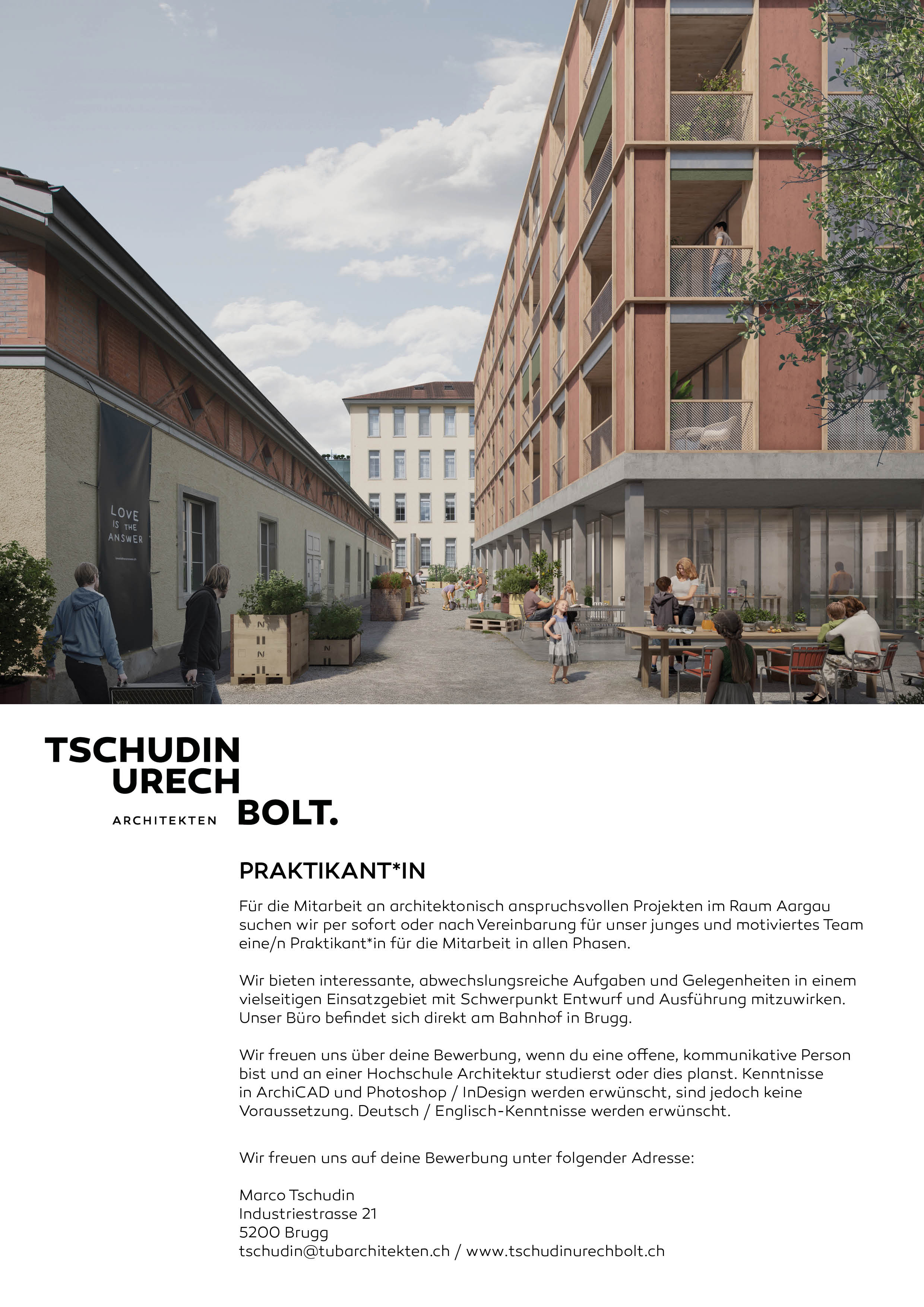 Praktium/Job Inserat