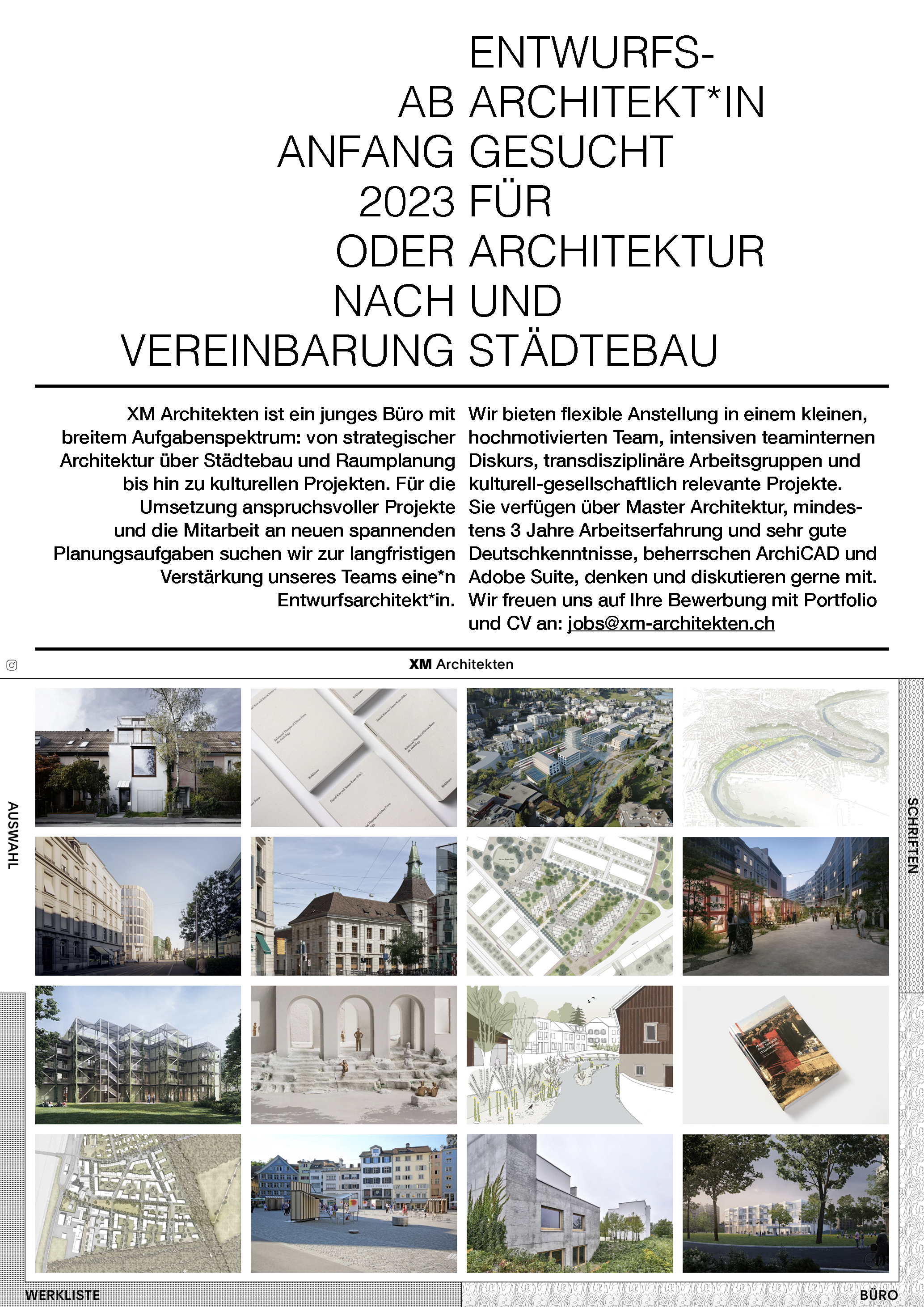 Praktium/Job Inserat