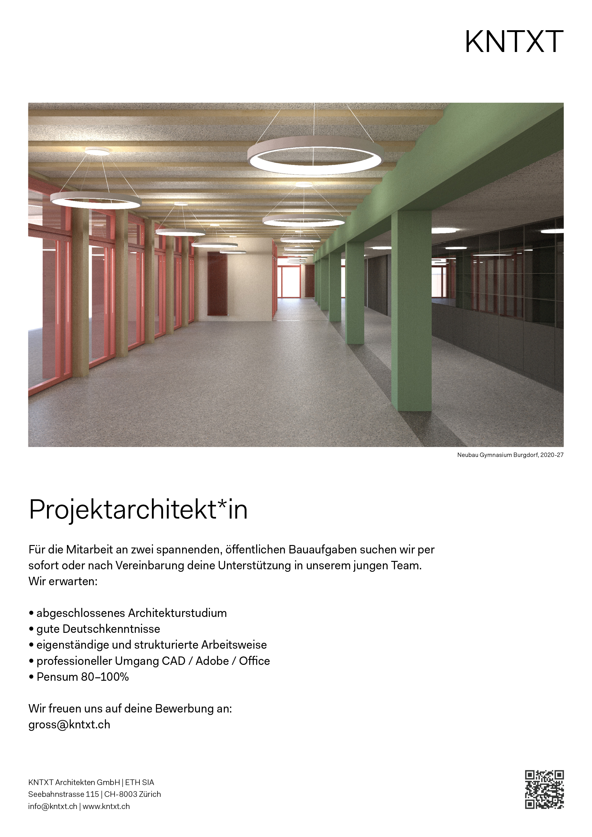 Praktium/Job Inserat
